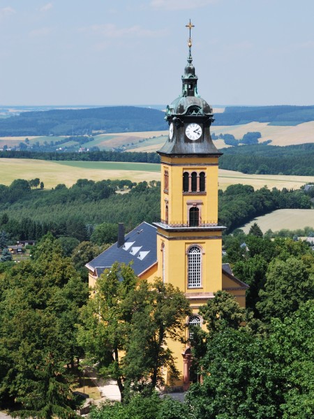 St. Petri Augustusburg vom Schloss