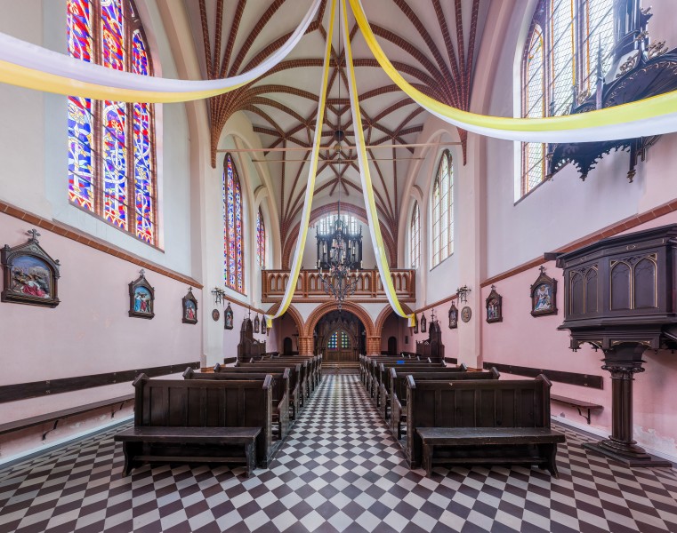 St Anne's Church Interior 1, Vilnius, Lithuania - Diliff