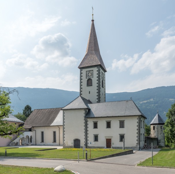 Stift Ossiach Pfarrkirche Mariae Himmelfahrt Gedenktafel 08072015 5674