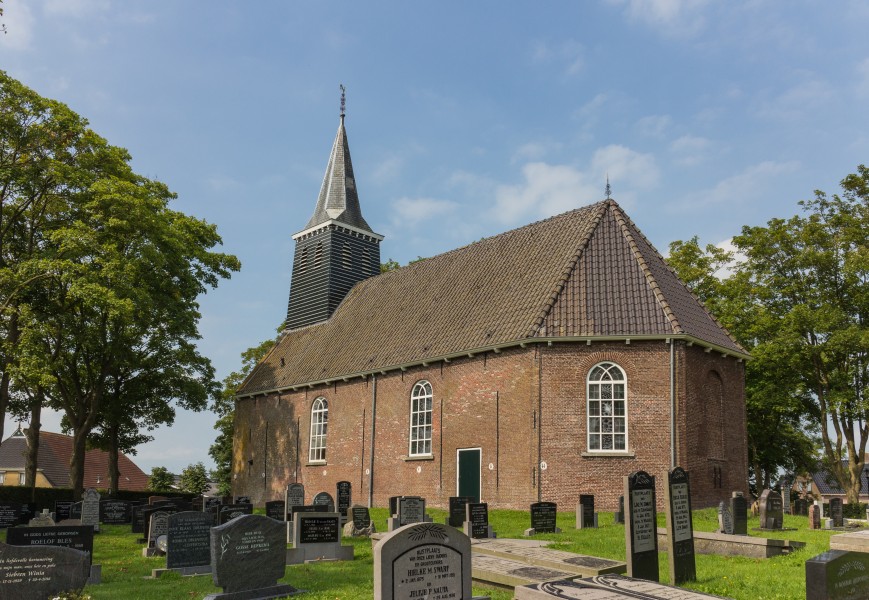 Tjerkgaast. Kerk van Tjerkgaast Gaestdyk 37 (Rijksmonument) 002