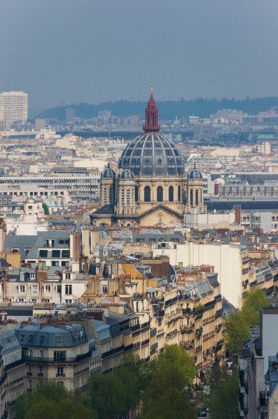 Toits Paris Saint Augustin depuis arc de Triomphe