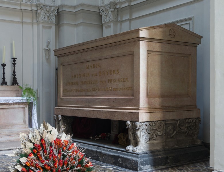 Tomb Marie von Bayern inside Theatinerkirche Munich