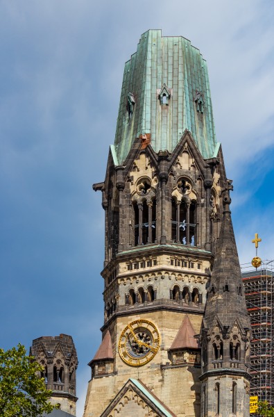 Top view of Kaiser Wilhelm Memorial Church 2014-07-12