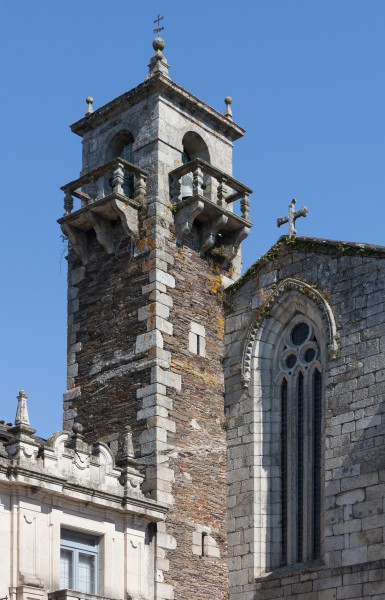 Torre da capela adosada ó Museo Provinvial de Lugo, Lugo, Galiza-2
