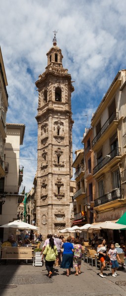Torre de la iglesia de Santa Catalina, Valencia, España, 2014-06-29, DD 18