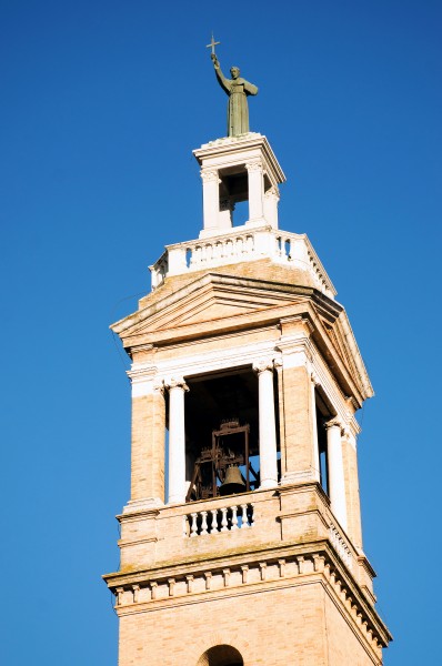 Tower bell of church of Saint Francis in Norcia