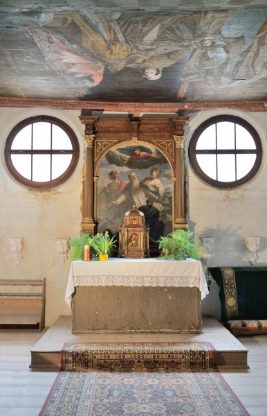 Trostburg Kapelle Anton Abt Altar
