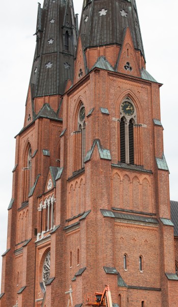 Uppsala Cathedral, Sweden, in June 2014, picture 1