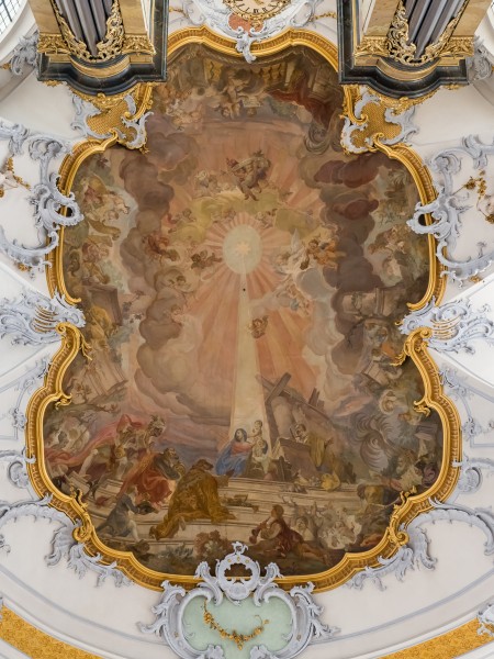 Vierzehnheiligen ceiling fresco P3RM0714-PS