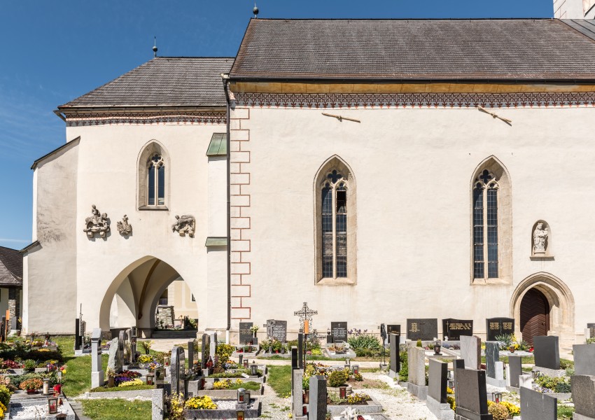 Villach Maria Gail Pfarrkirche Zu Unserer Lieben Frau Vorhalle und Schiff S-Wand 21042017 7897