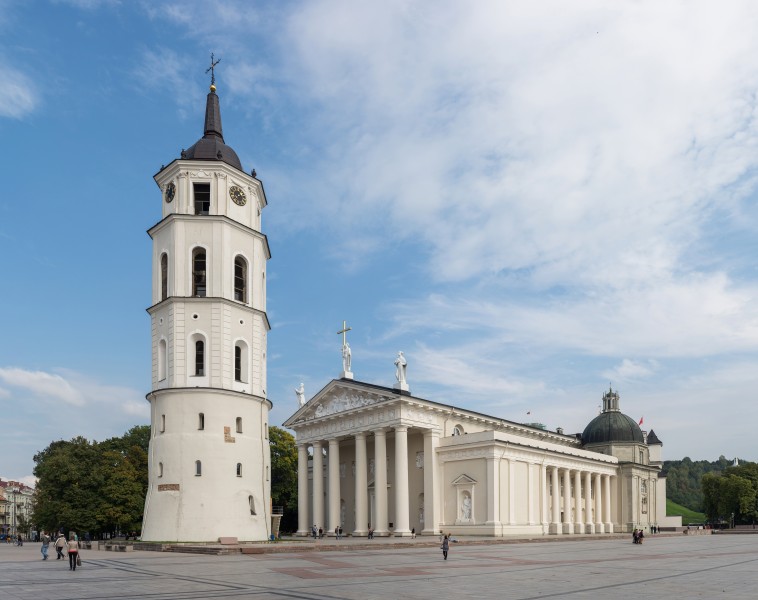 Vilnius Cathedral Exterior 2, Vilnius, Lithuania - Diliff