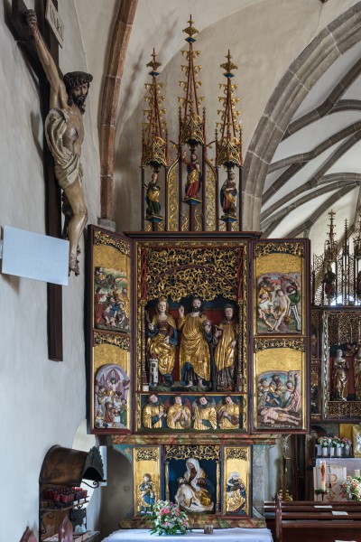 Waldburg Kirche Laurentius-Altar 01
