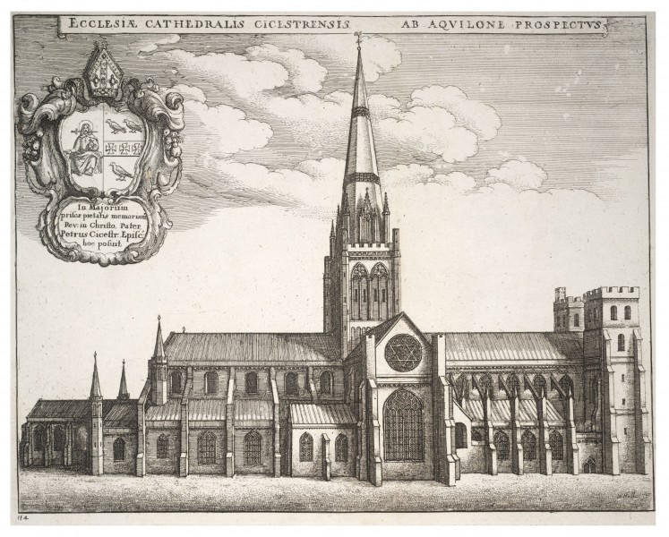 Wenceslas Hollar - Chichester Cathedral (State 2)