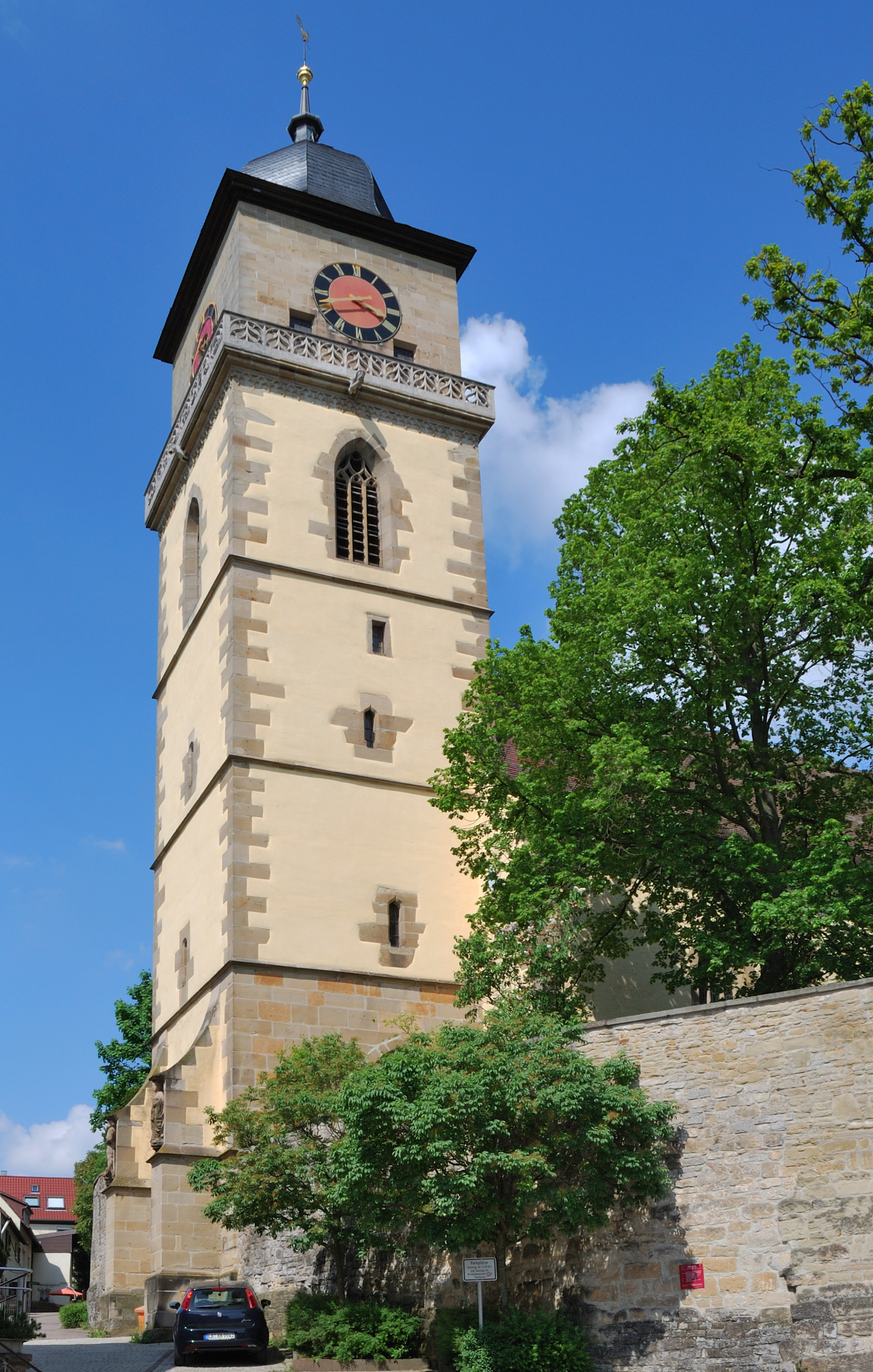 Schwieberdingen Georgskirche Turm