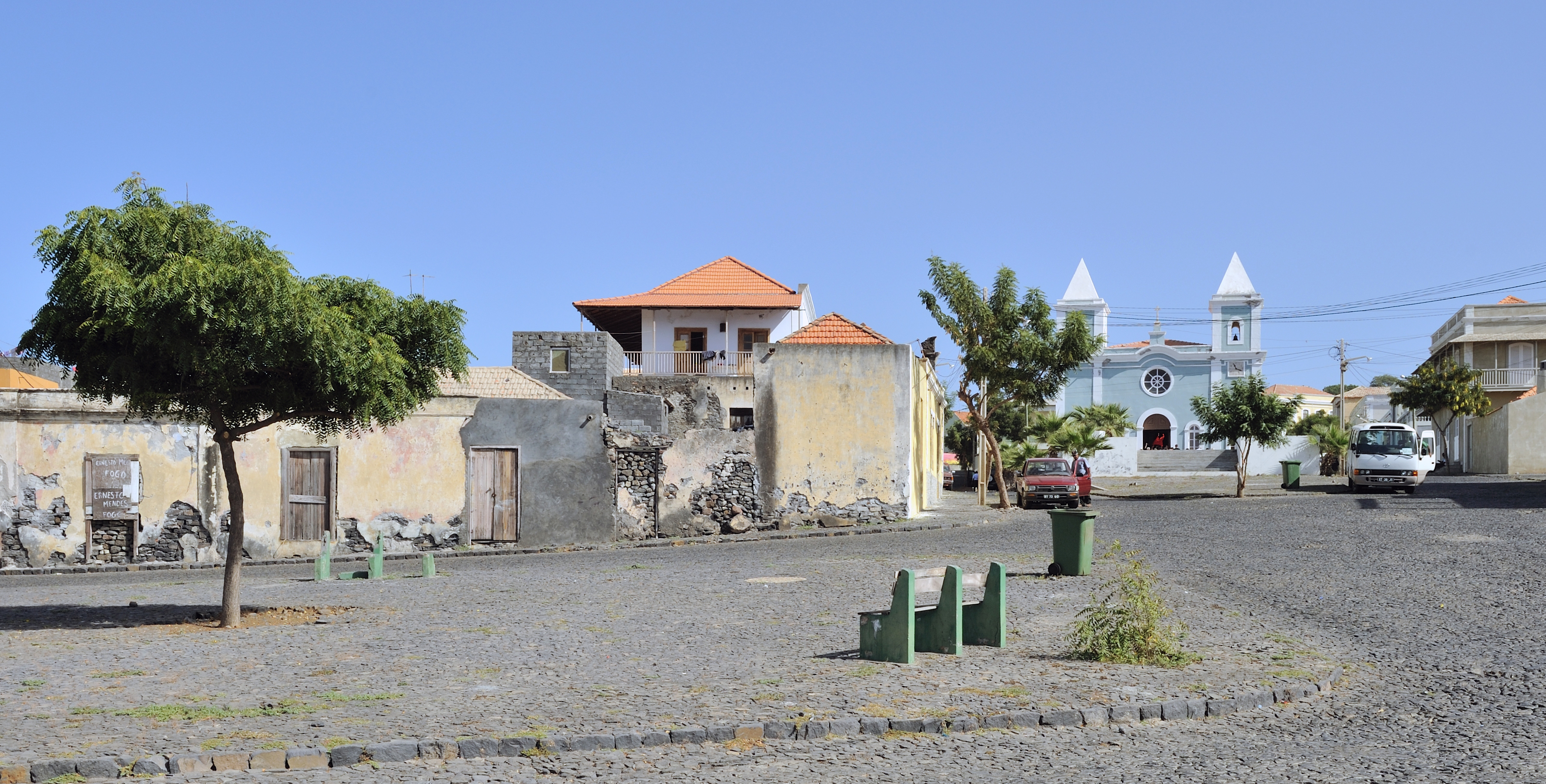 Square São Filipe Cape Verde