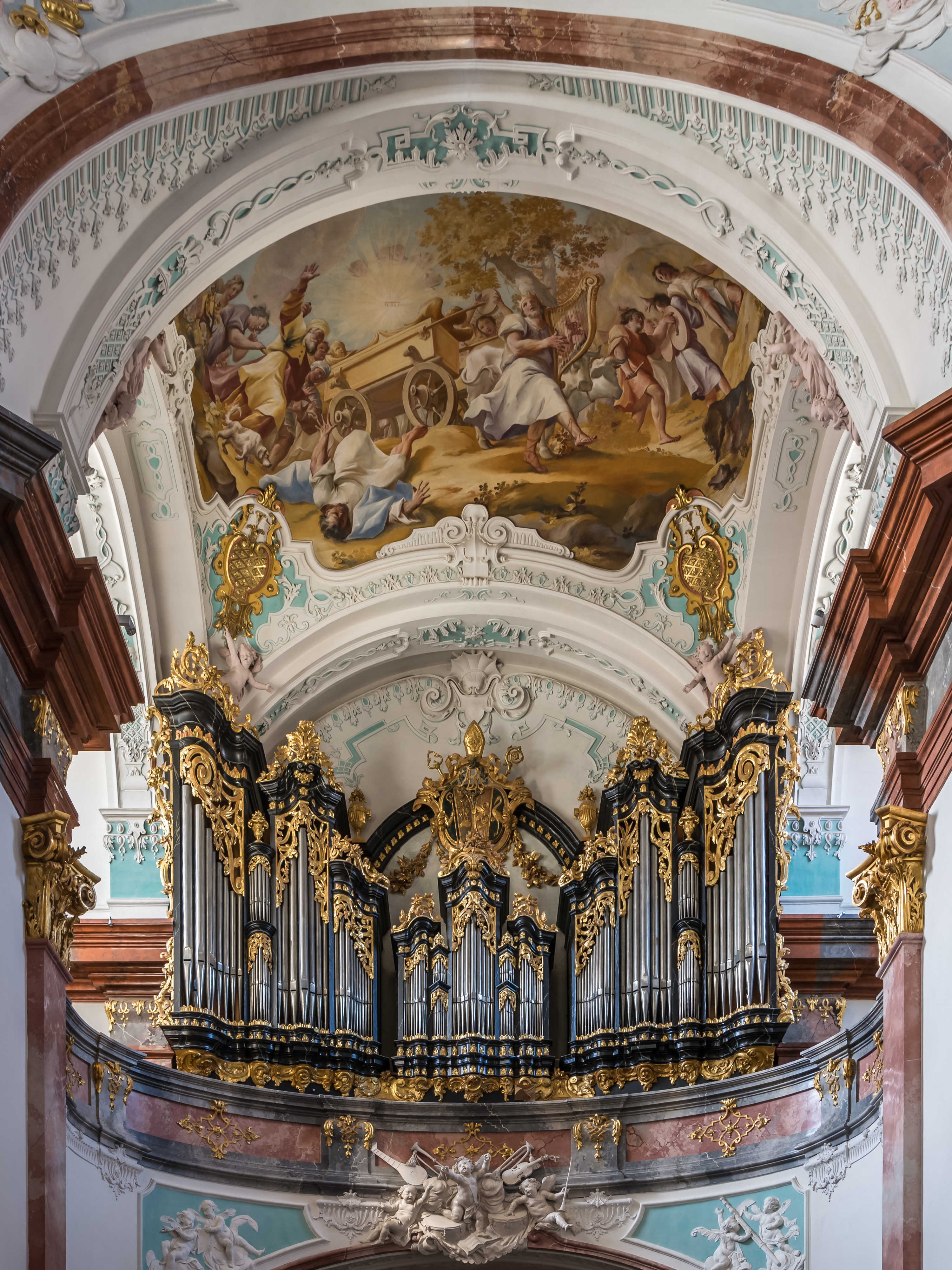 Stift Altenburg Kirche Orgel 01