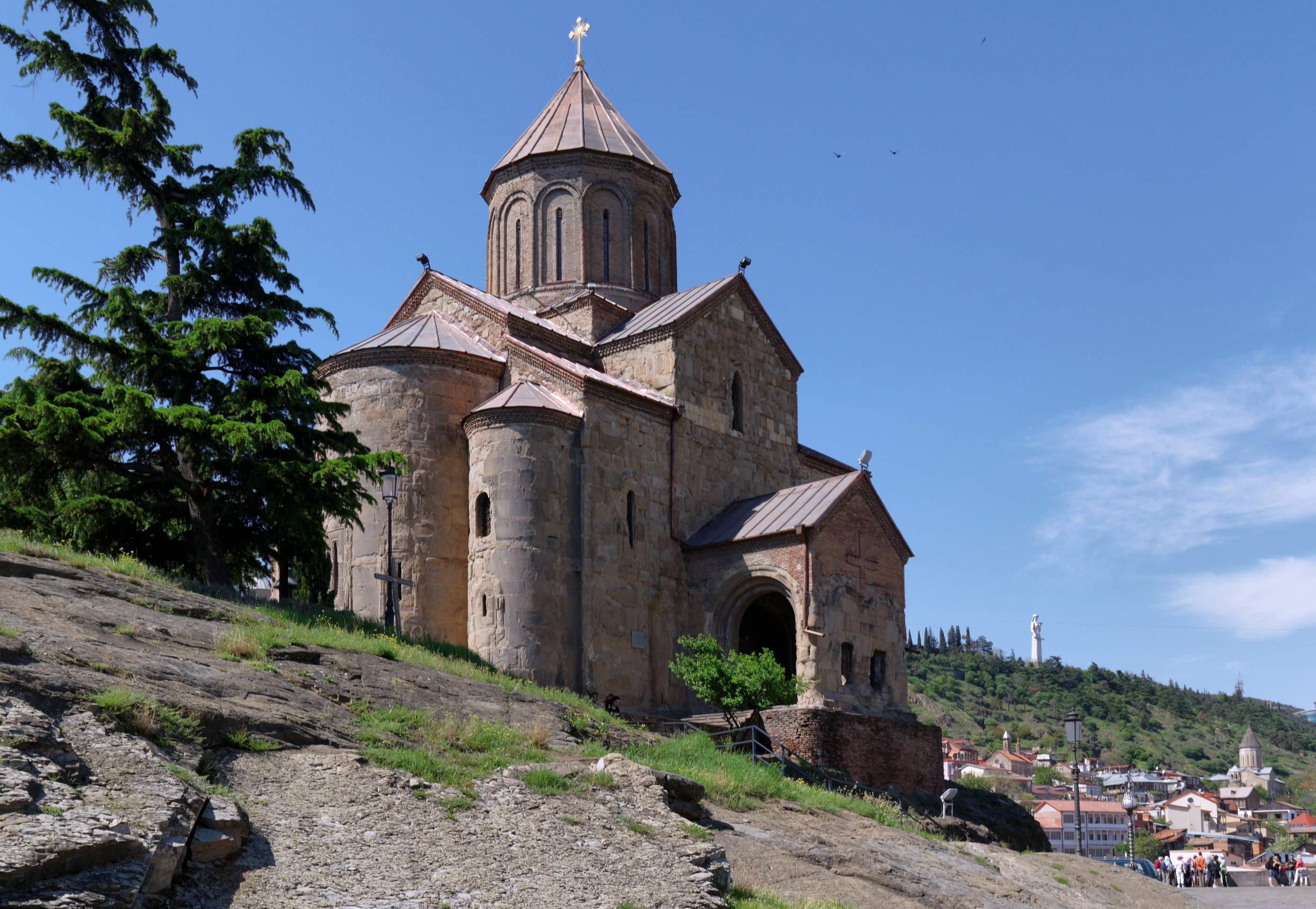 Tbilisi The Metekhi Church of Assumption IMG 8842 1920
