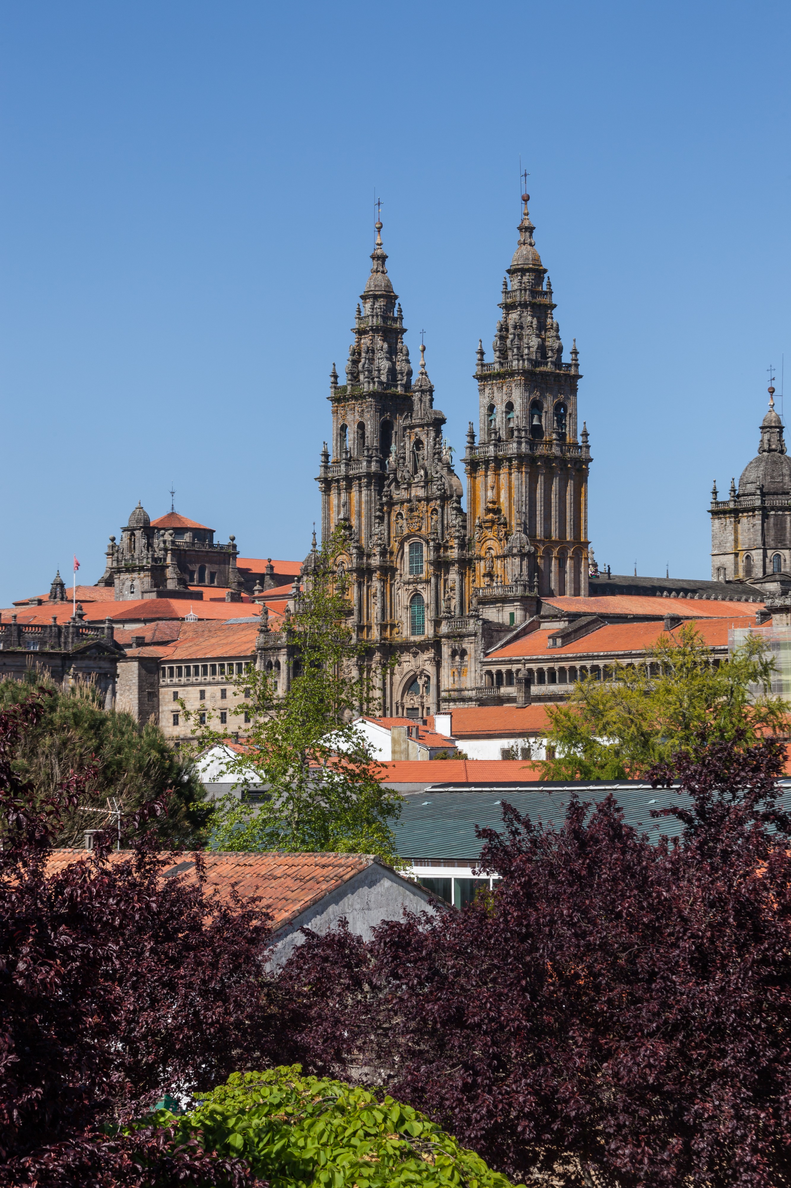 2013 - Fachada do Obradoiro desde a Alameda. Catedral de Santiago de Compostela-2