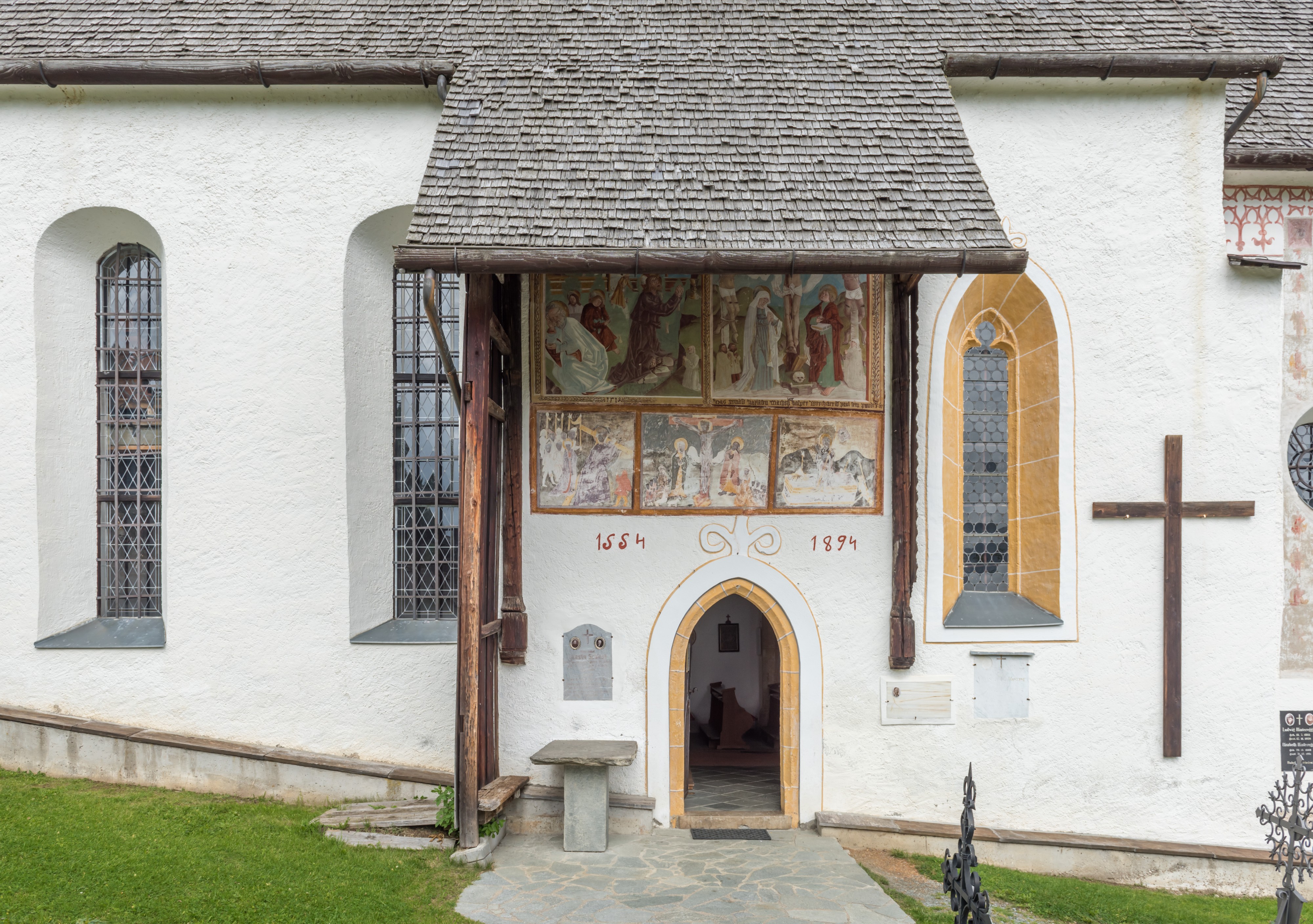 Bad Kleinkirchheim St Oswald Kirchweg 16 Pfarrkirche hl Oswald Portal 17092015 7559