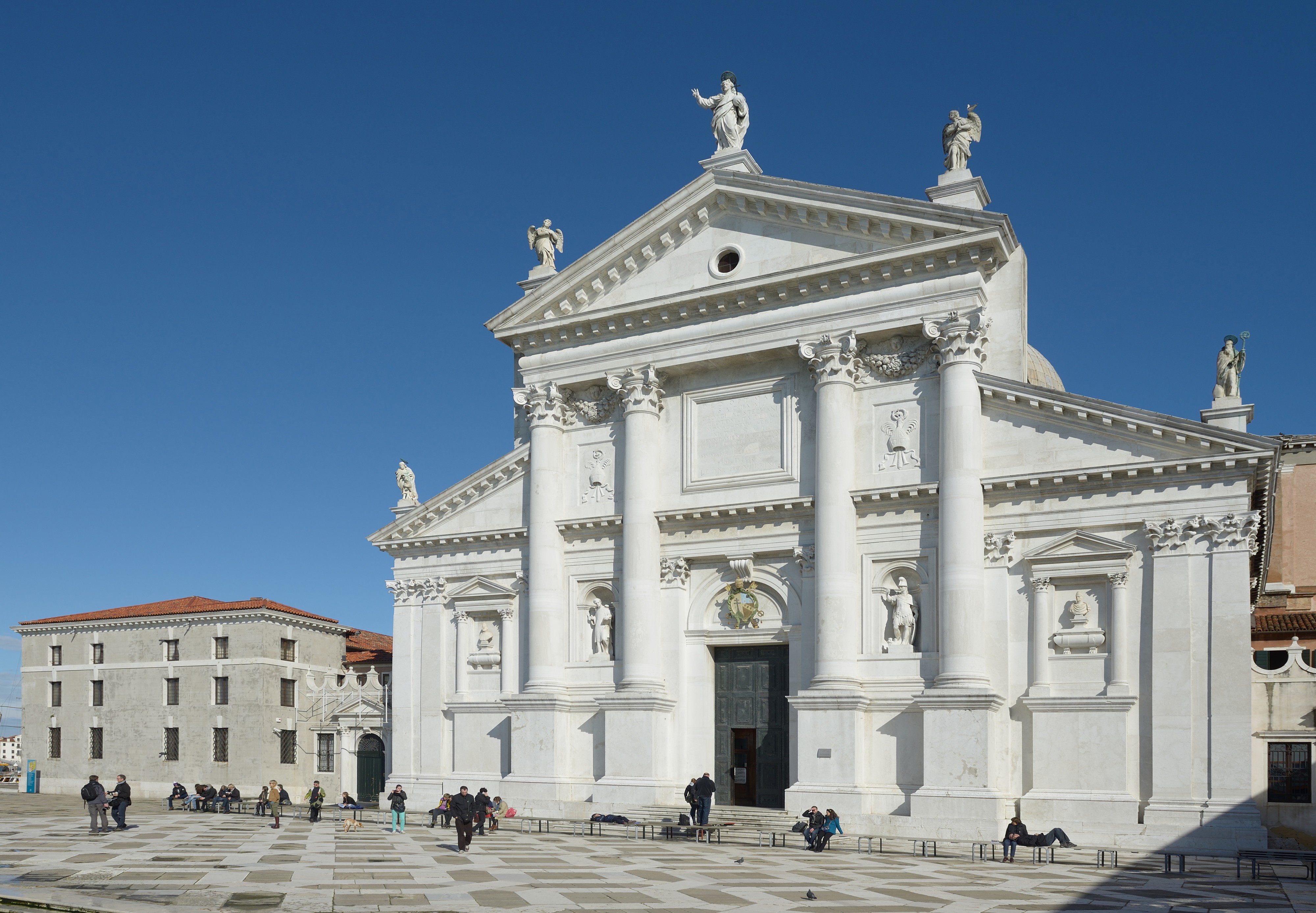 Basilica di San Giorgio Maggiore a Venezia Facciata d ingresso