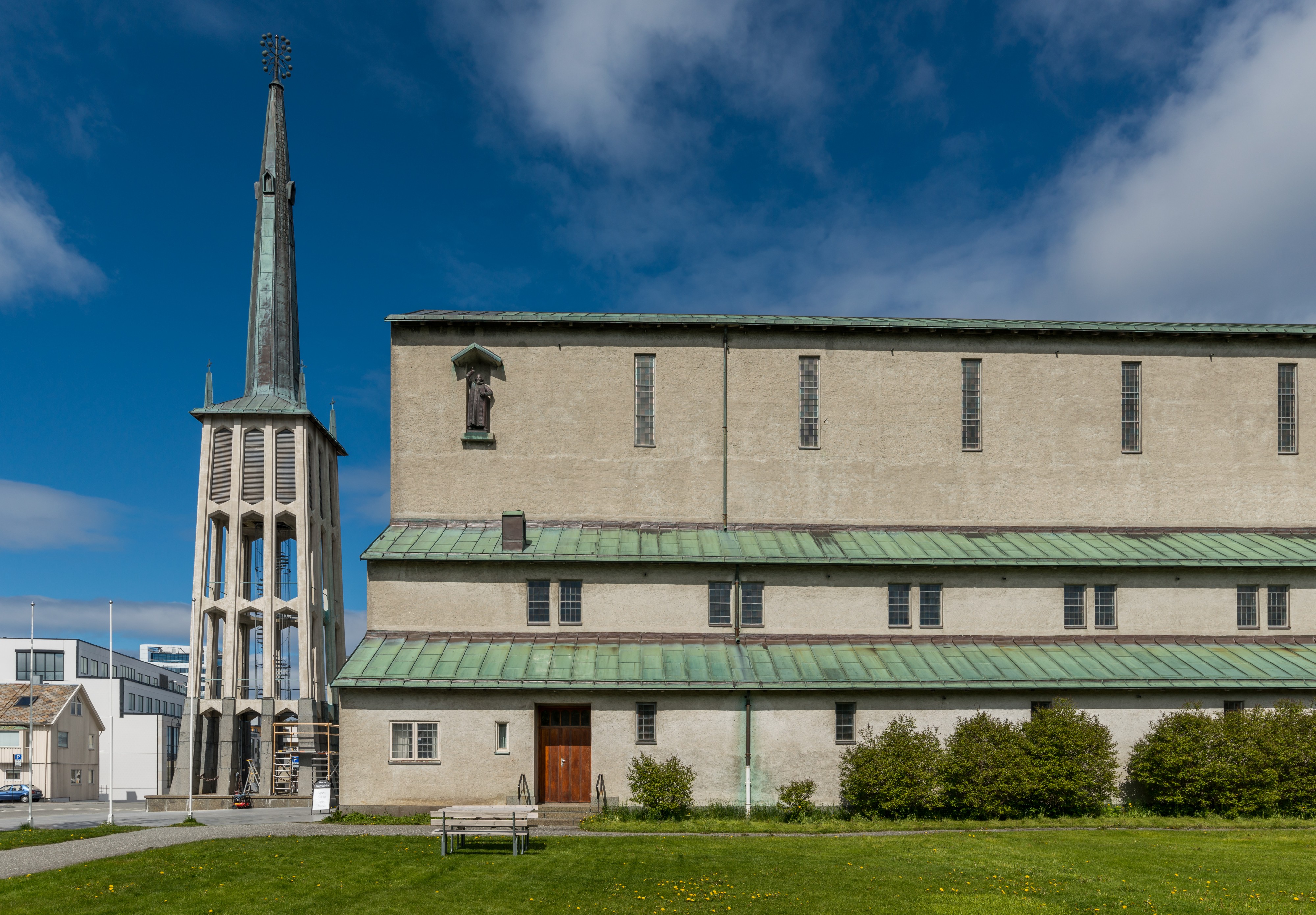 Bodø Cathedral, Southeast view 20150608 1