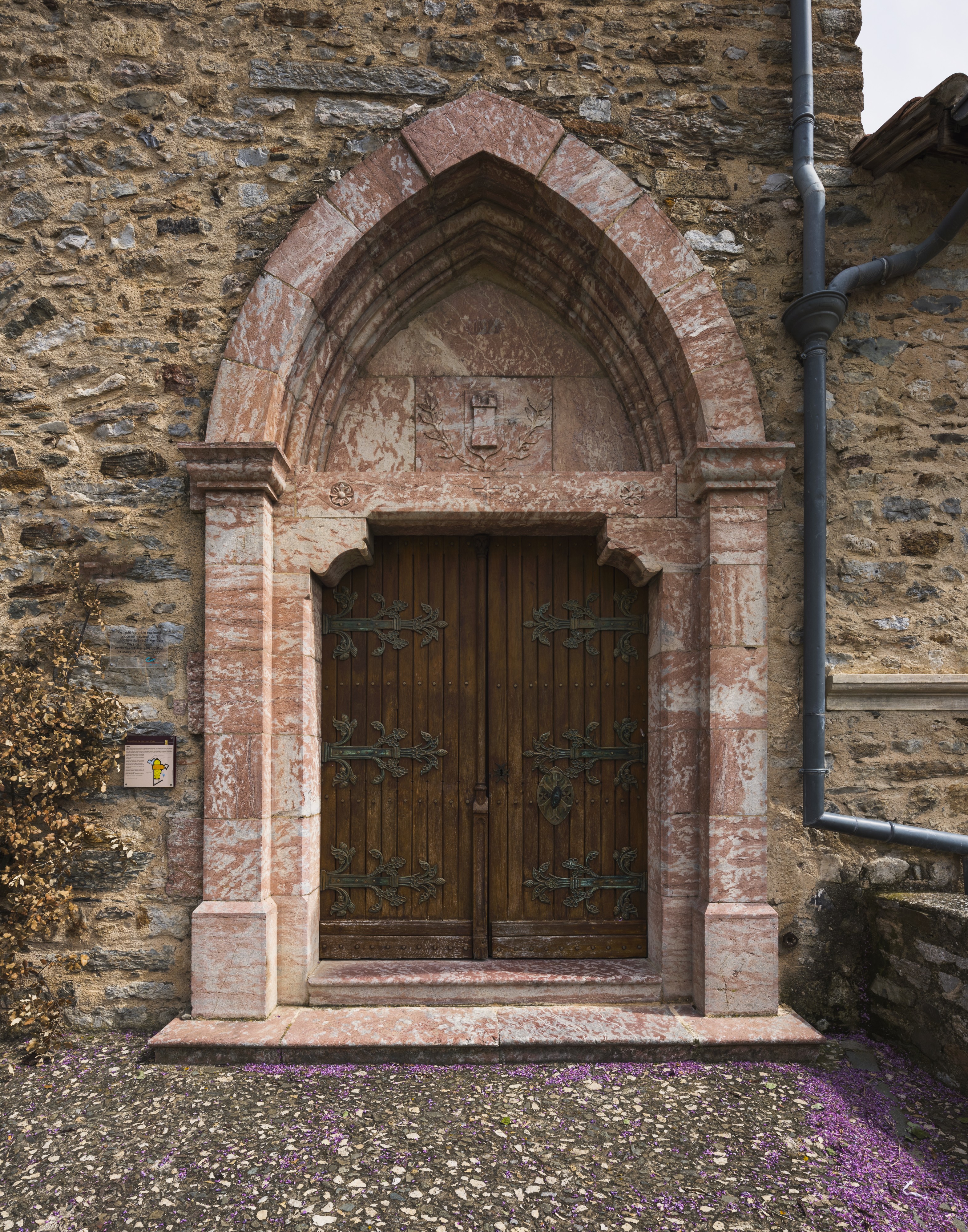 Church door in Roquebrun cf01