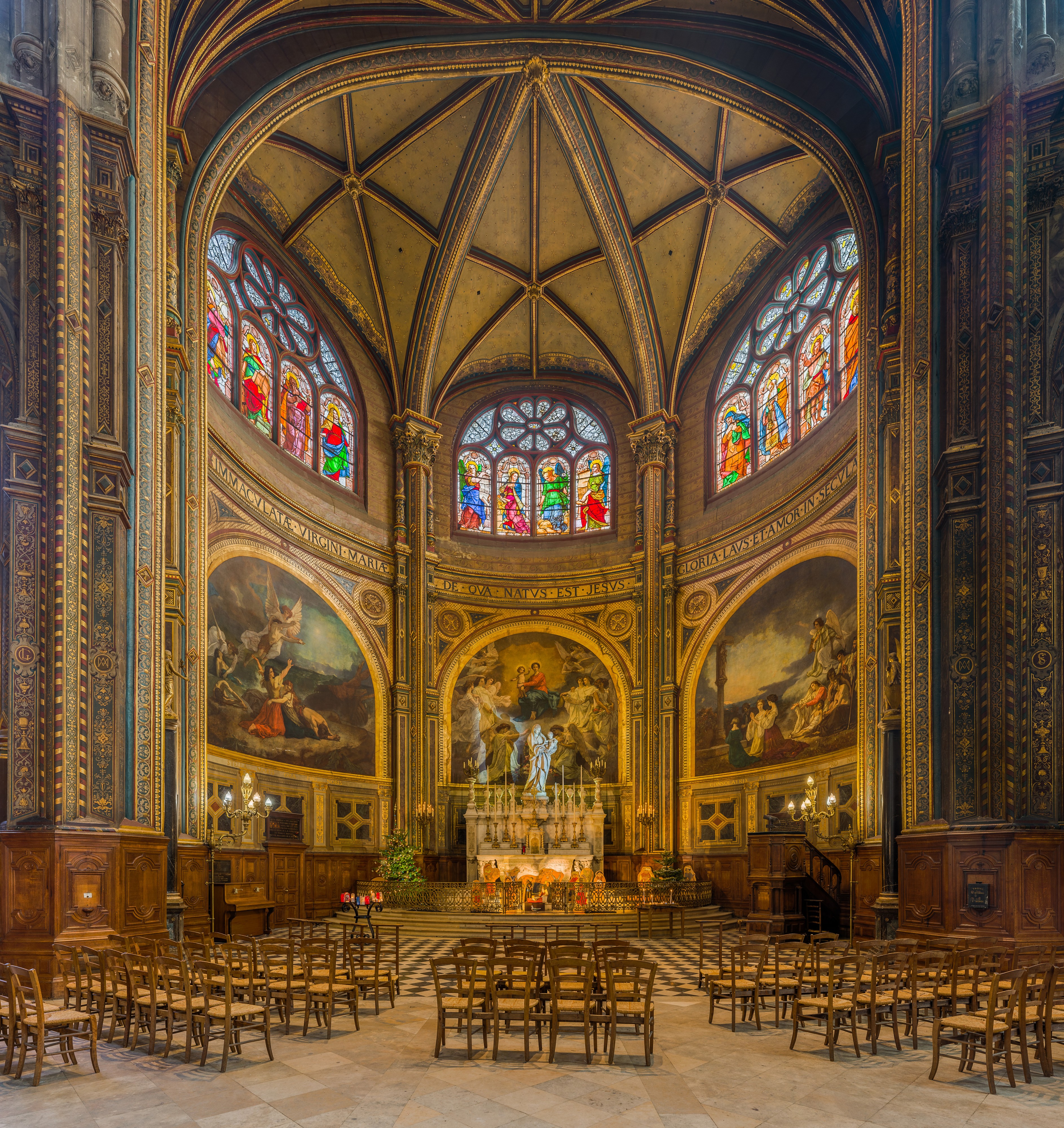 Church of St Eustace, Chapel of the Virgin Mary, Paris, France - Diliff