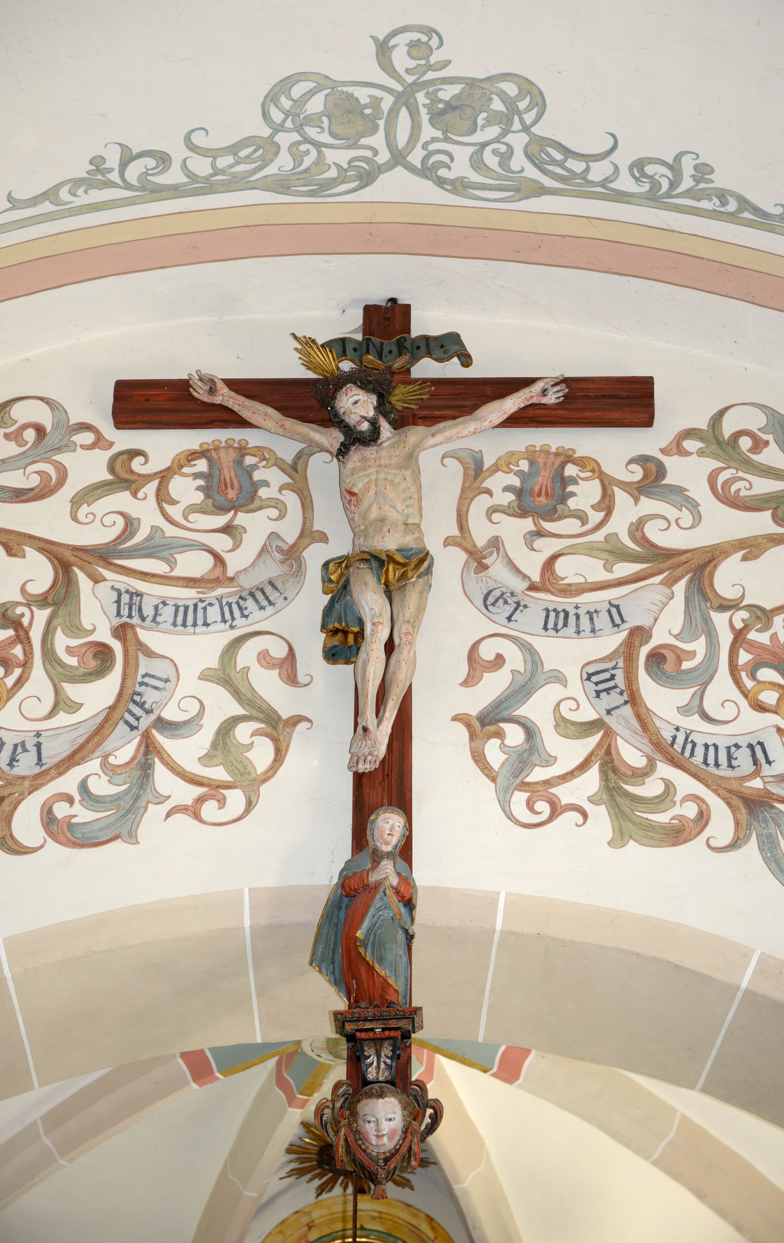 Crucifix in the Saint Catharine church in Lajen
