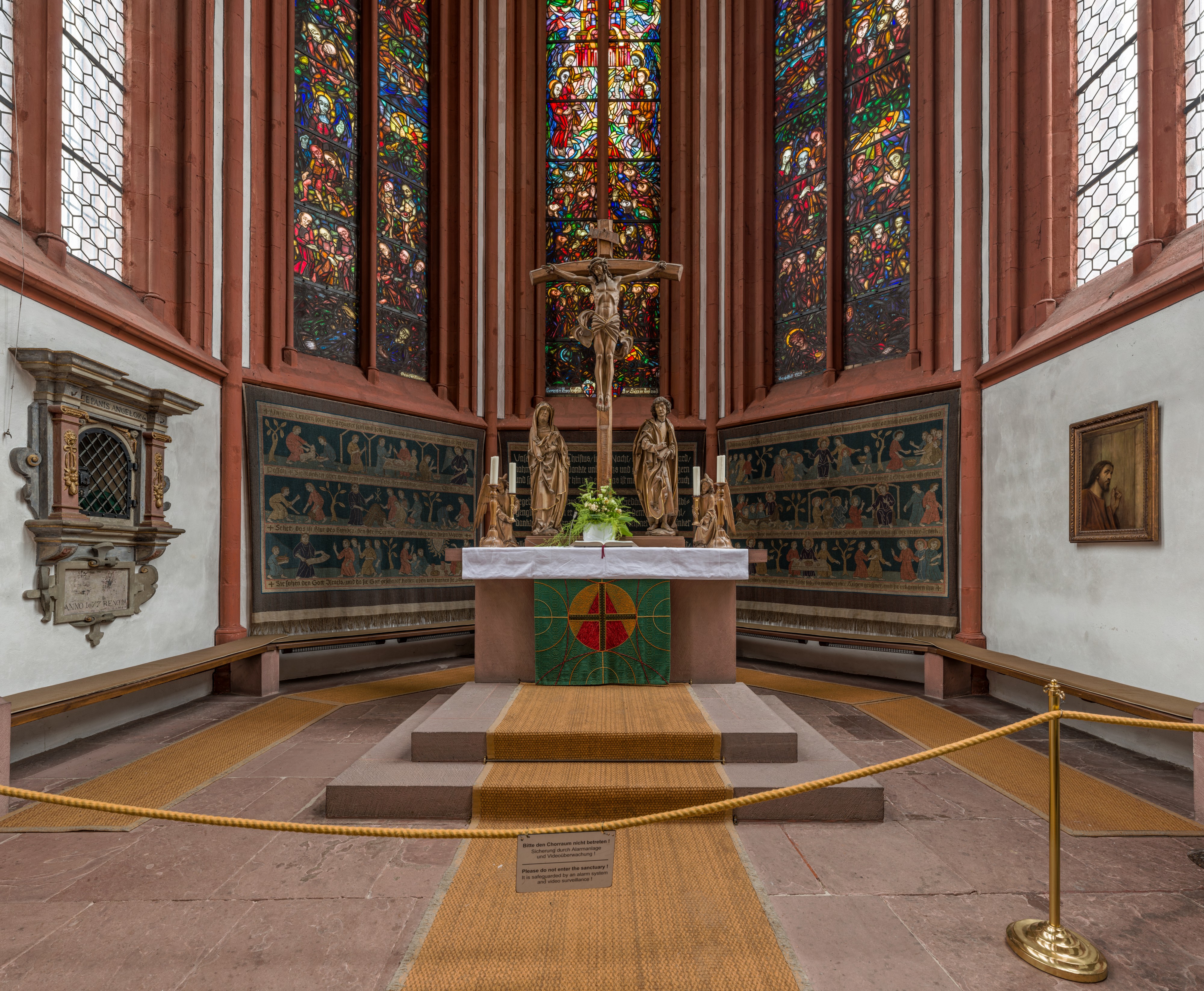 Deutschhauskirche, Würzburg, Apsis and Altar 20150729 1