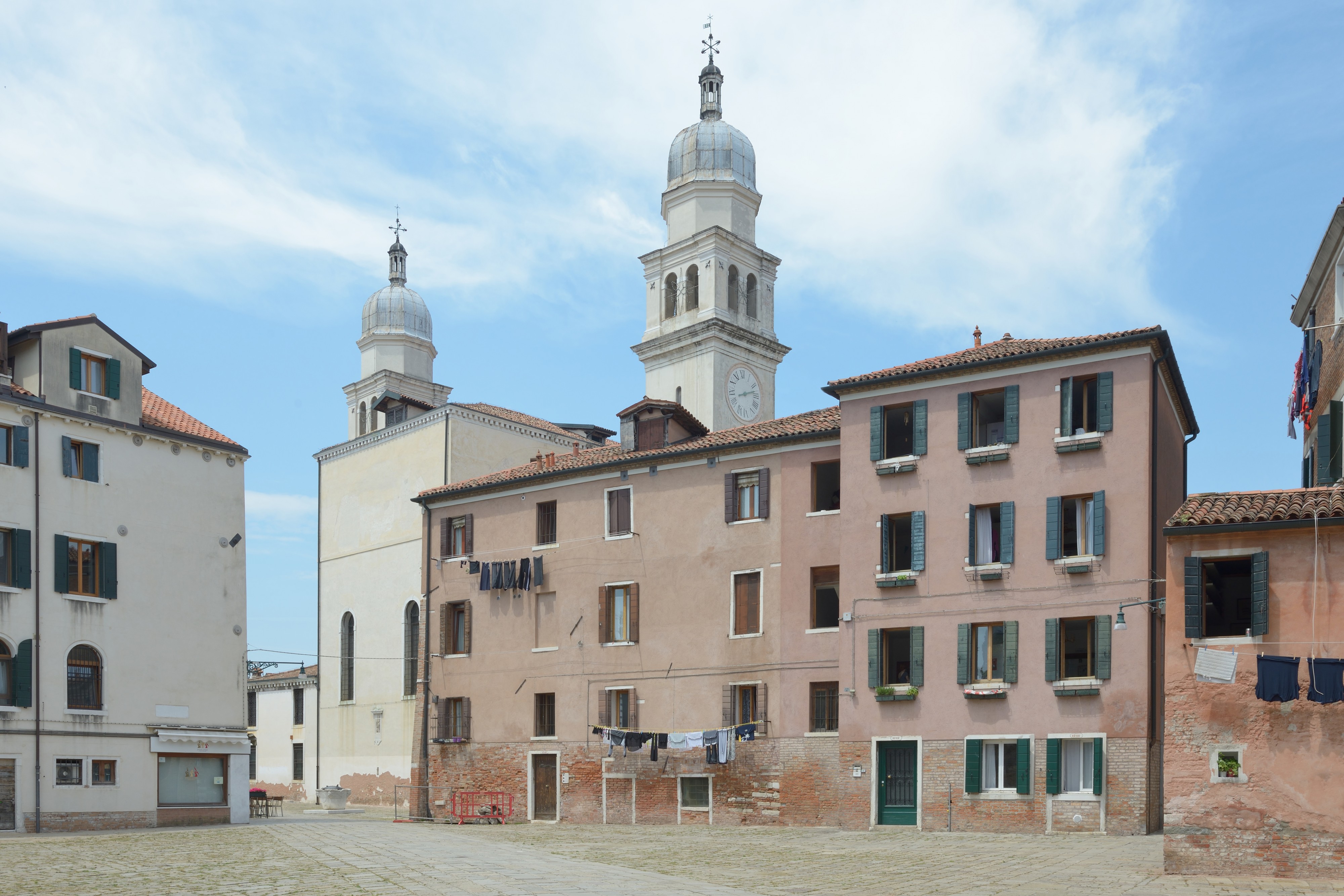 Dorsoduro Campazzo San Sebastiano Chiesa dell'Angelo Raffaele a Venezia