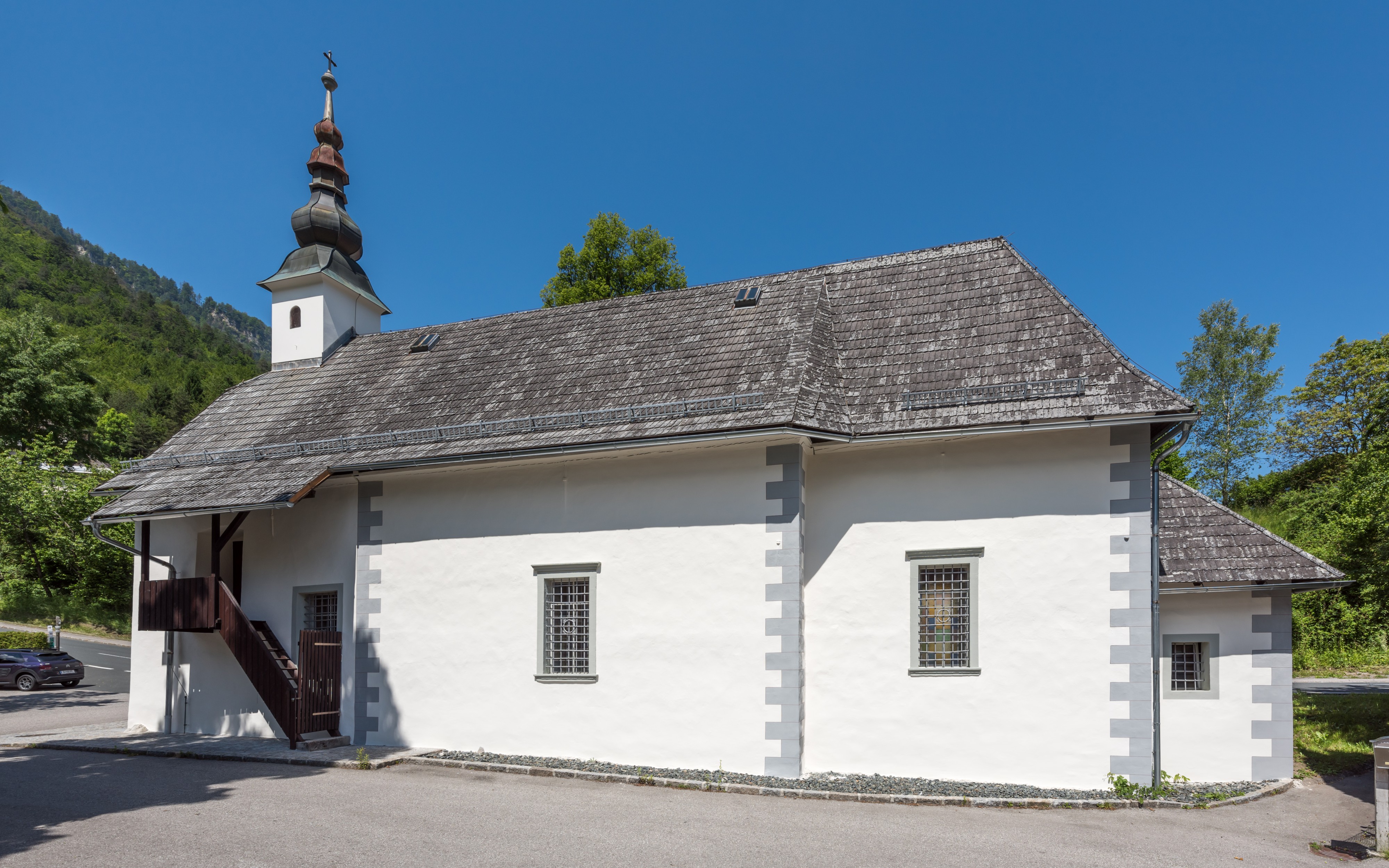 Ferlach Unterloibl Pfarrkirche hl Dreifaltigkeit zum Loiblhammer 07062016 2552