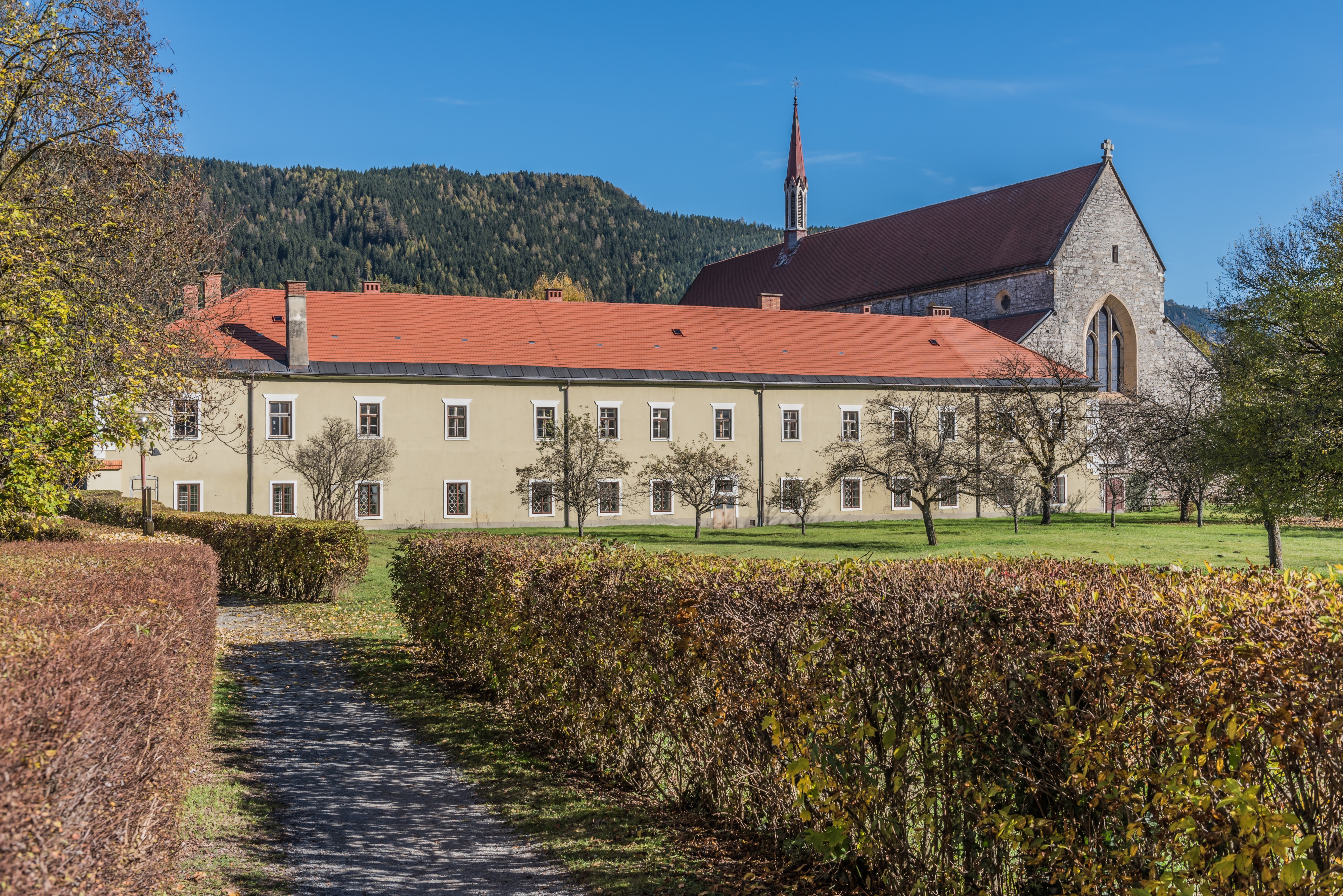 Friesach Stadtgrabengasse 5 Dominikanerkloster mit Ordenskirche hl Nikolaus 28102016 5255