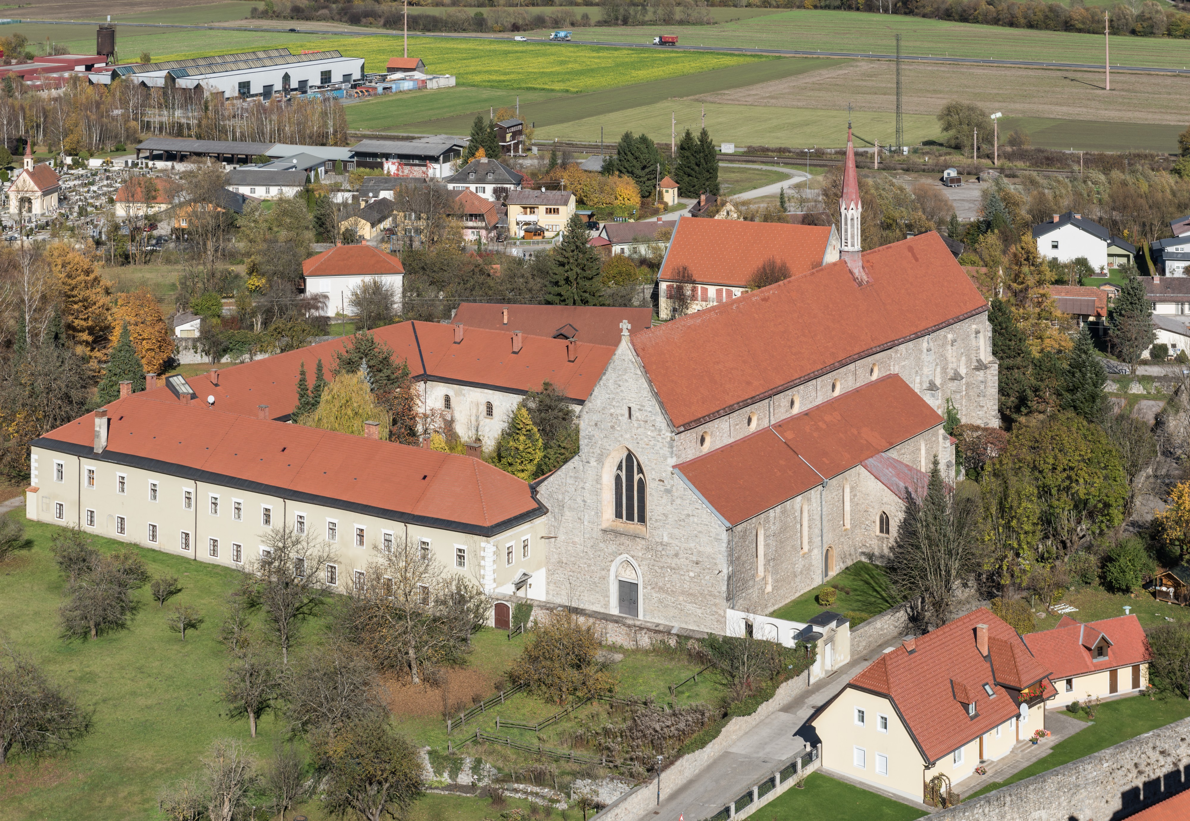 Friesach Stadtgrabengasse 5 Dominikanerkloster mit Ordenskirche hl Nikolaus 28102016 5294