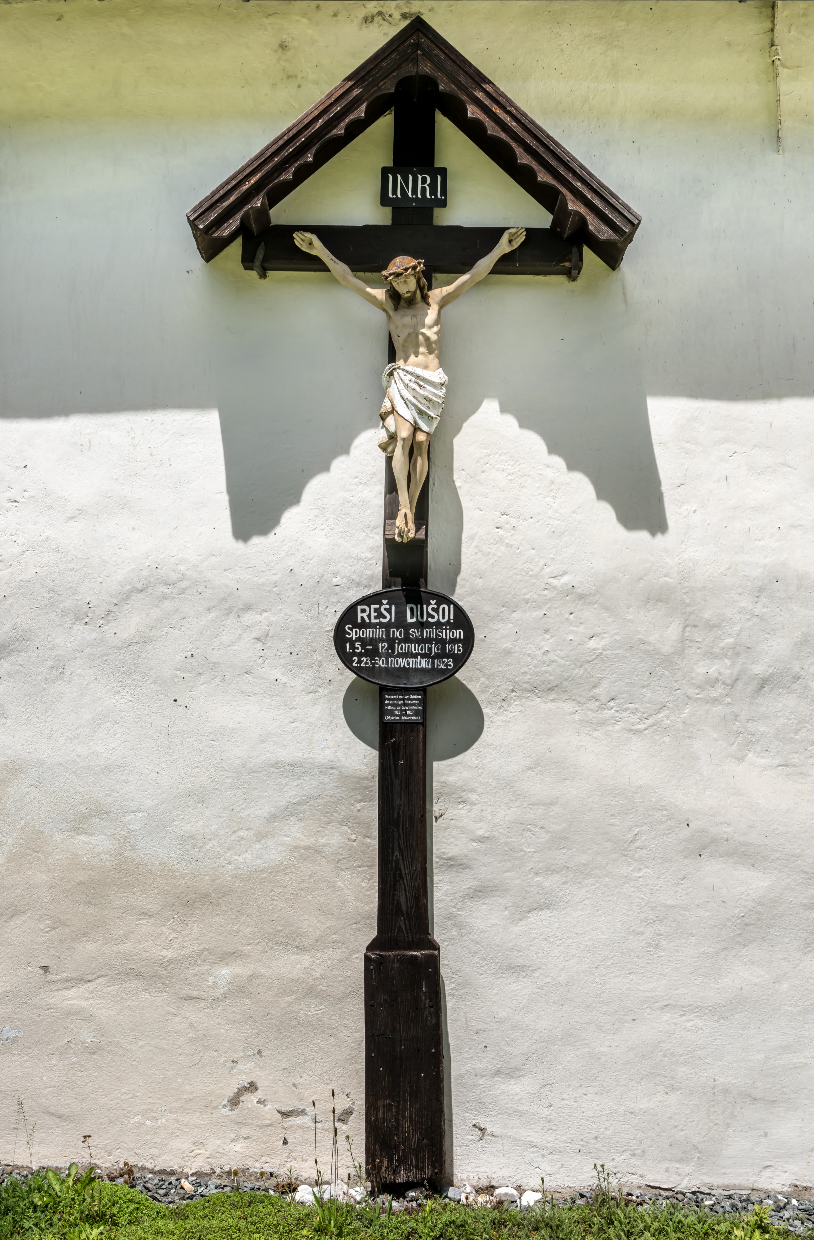 Hermagor Mellweg katholische Pfarrkirche hl Gertraud Kruzifix 08062017 9182