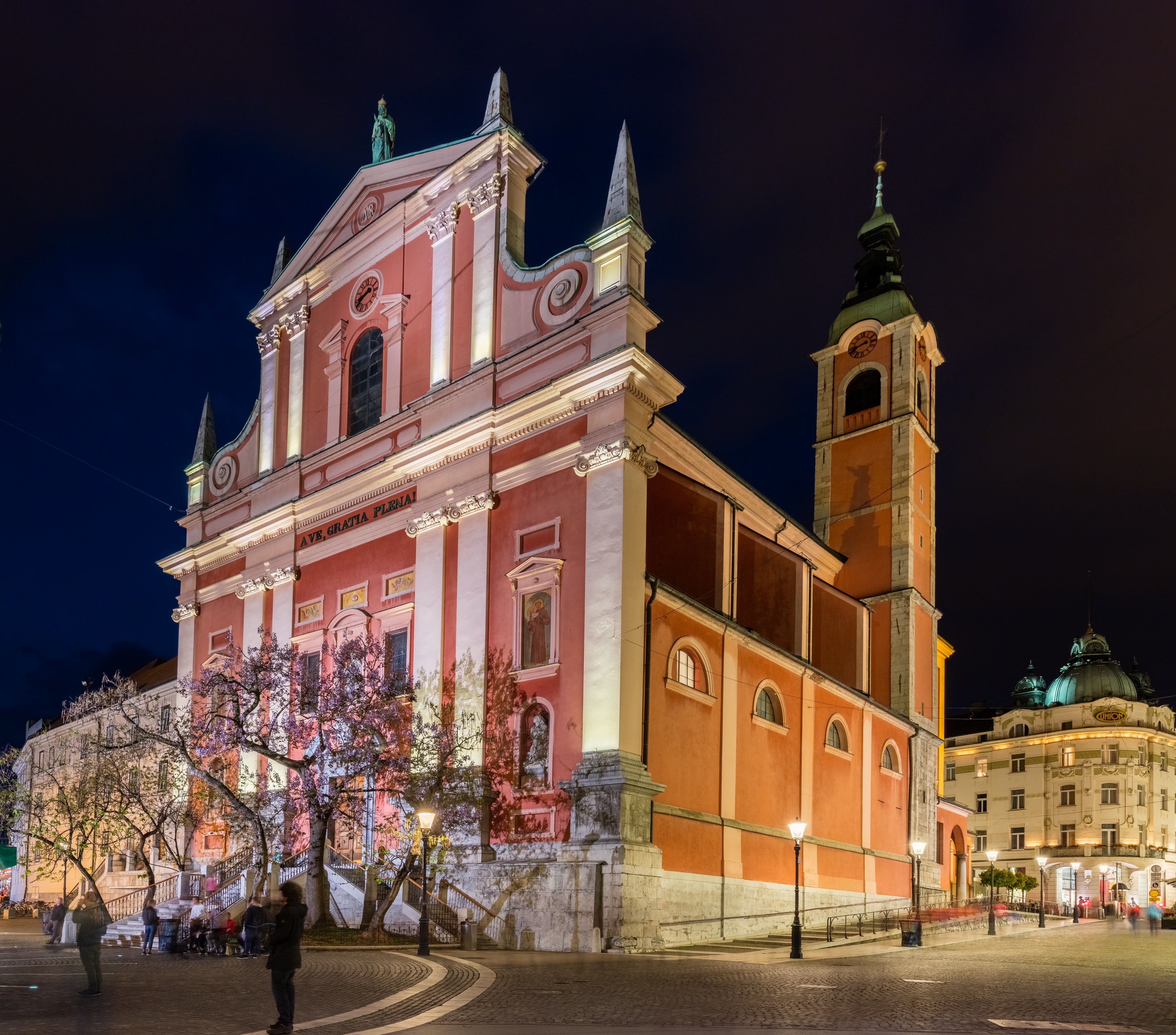 Iglesia de la Anunciación, Liubliana, Eslovenia, 2017-04-14, DD 38-40 HDR