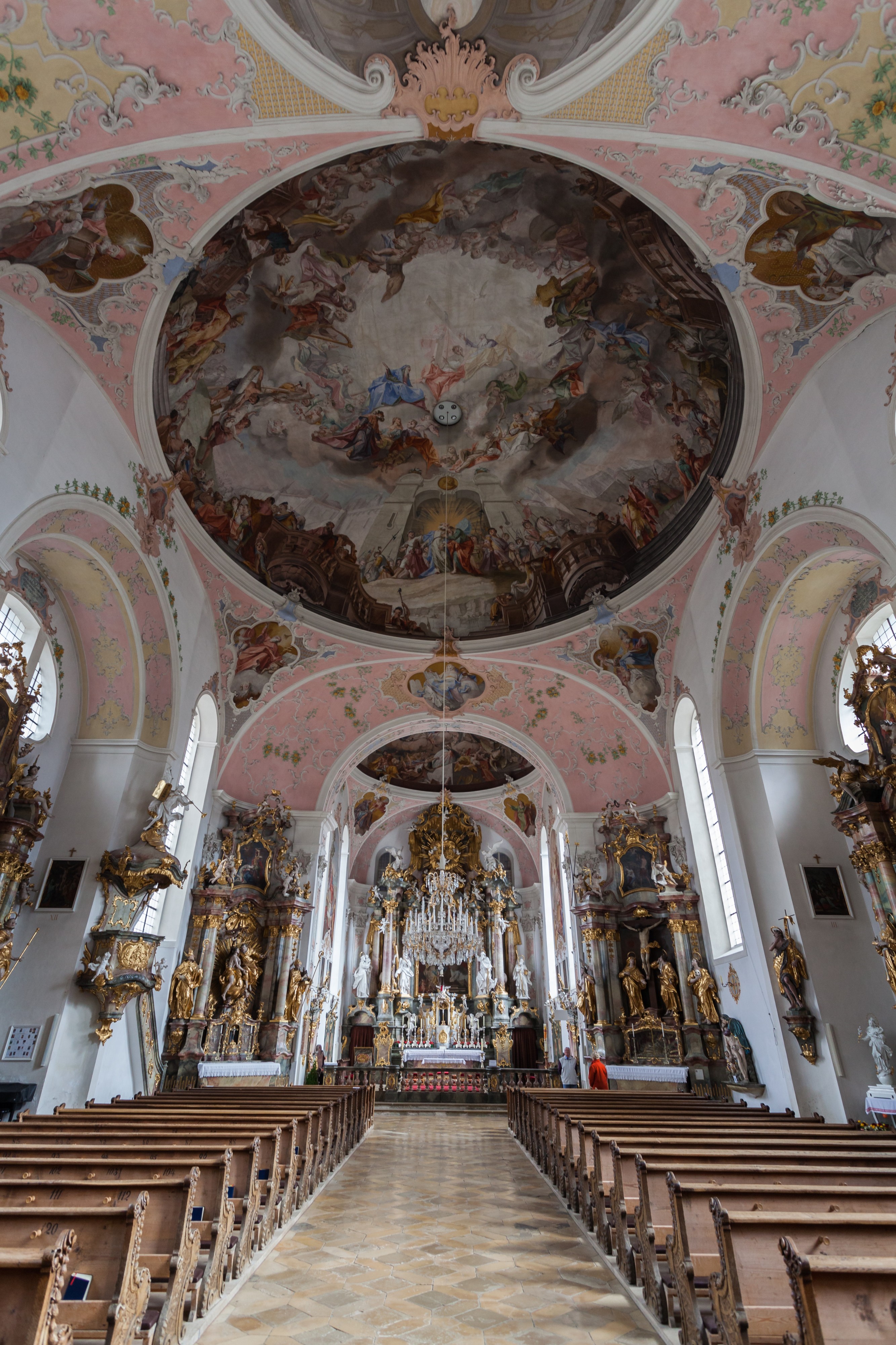 Iglesia de San Pedro y Pablo, Oberammergau, Baviera, Alemania, 2014-03-22, DD 03