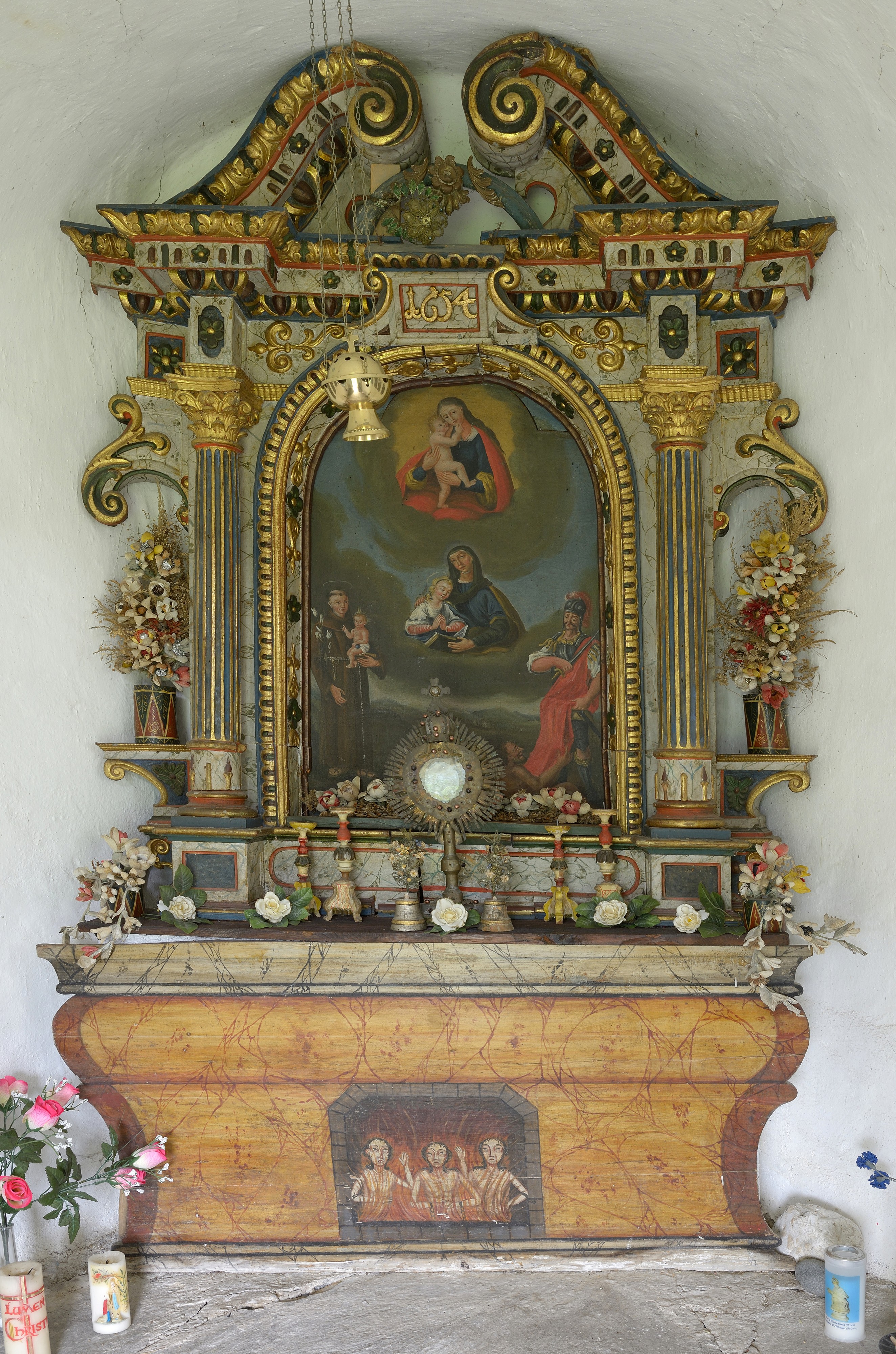 Kapelle beim Gmoaner in Völs am Schlern Hausaltar
