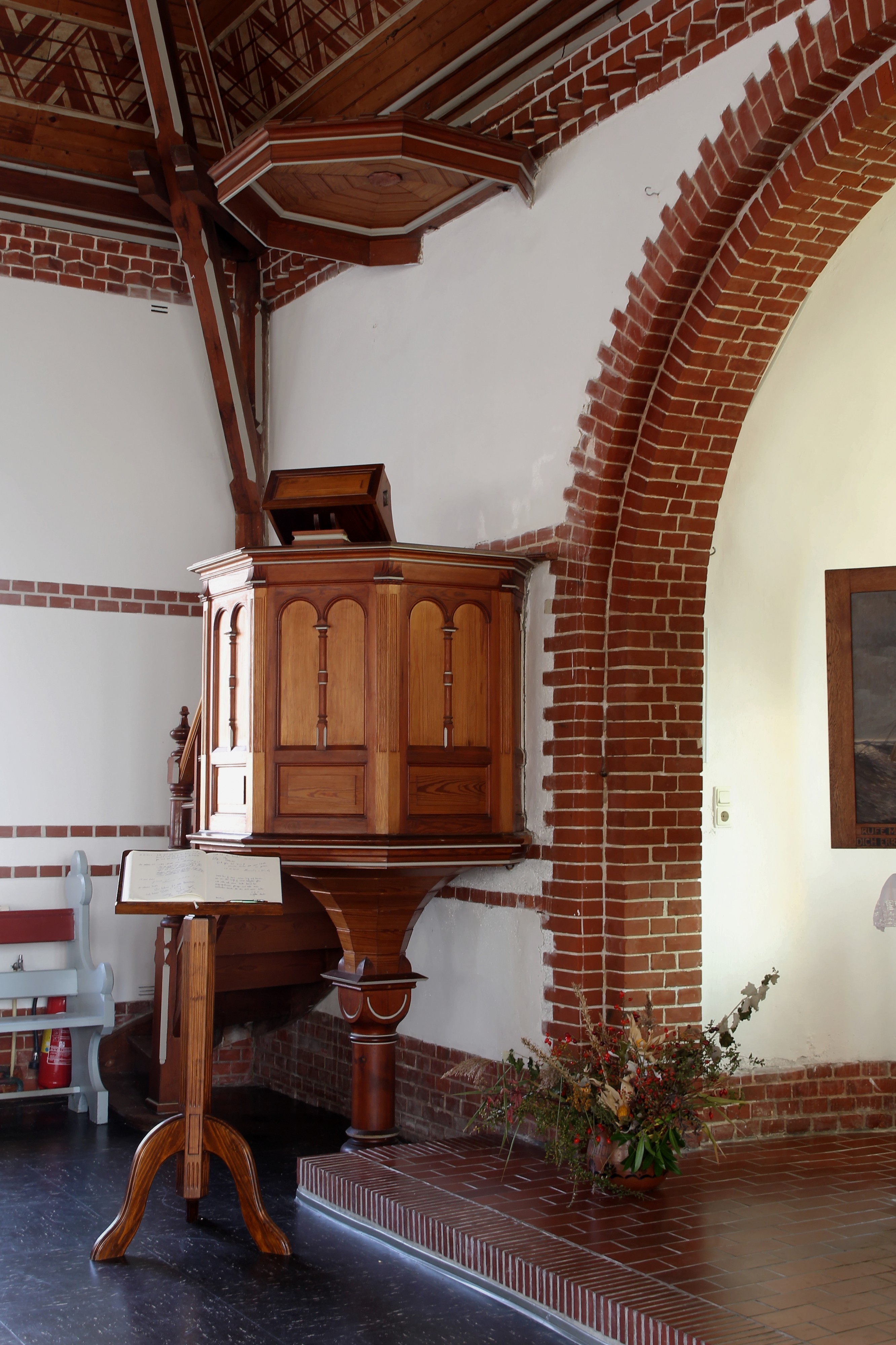 Kapelle Wittduen Kanzel