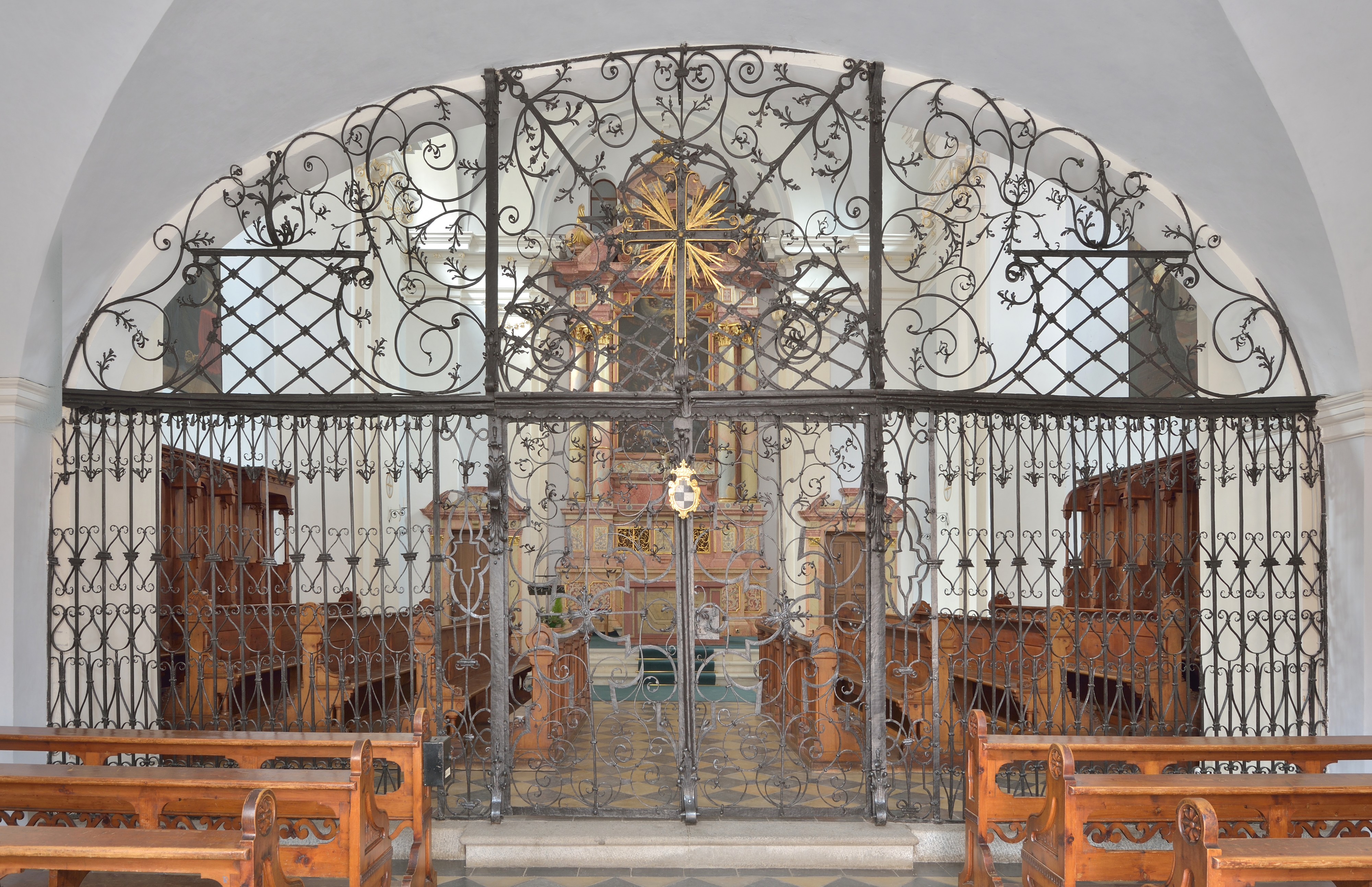 Klosterkirche Säben geschmiedetes Gitter