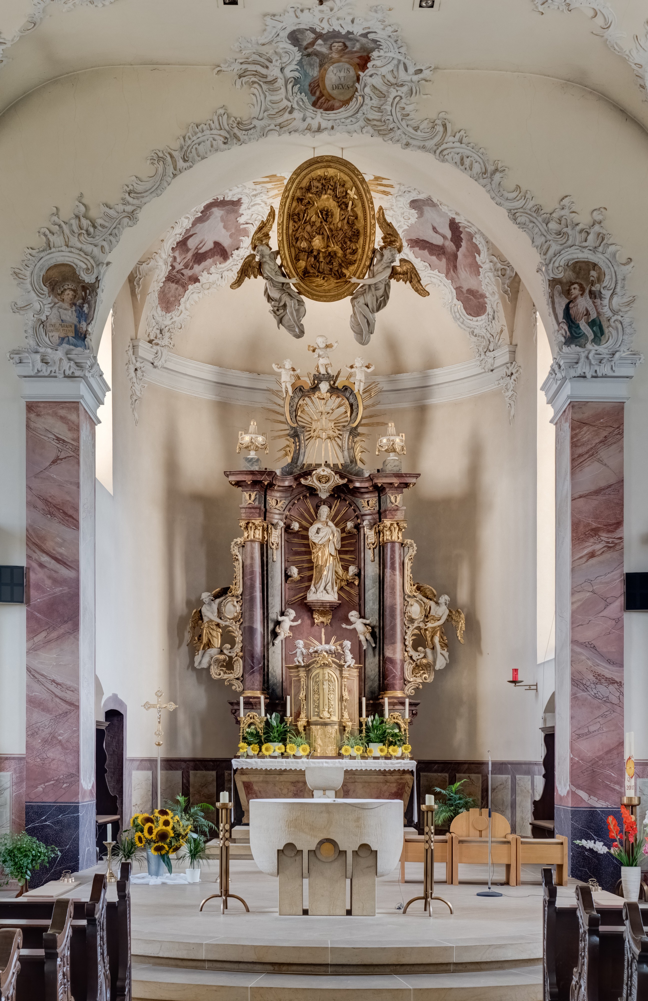 Knetzgau Kirche Altar 0068 -HDR