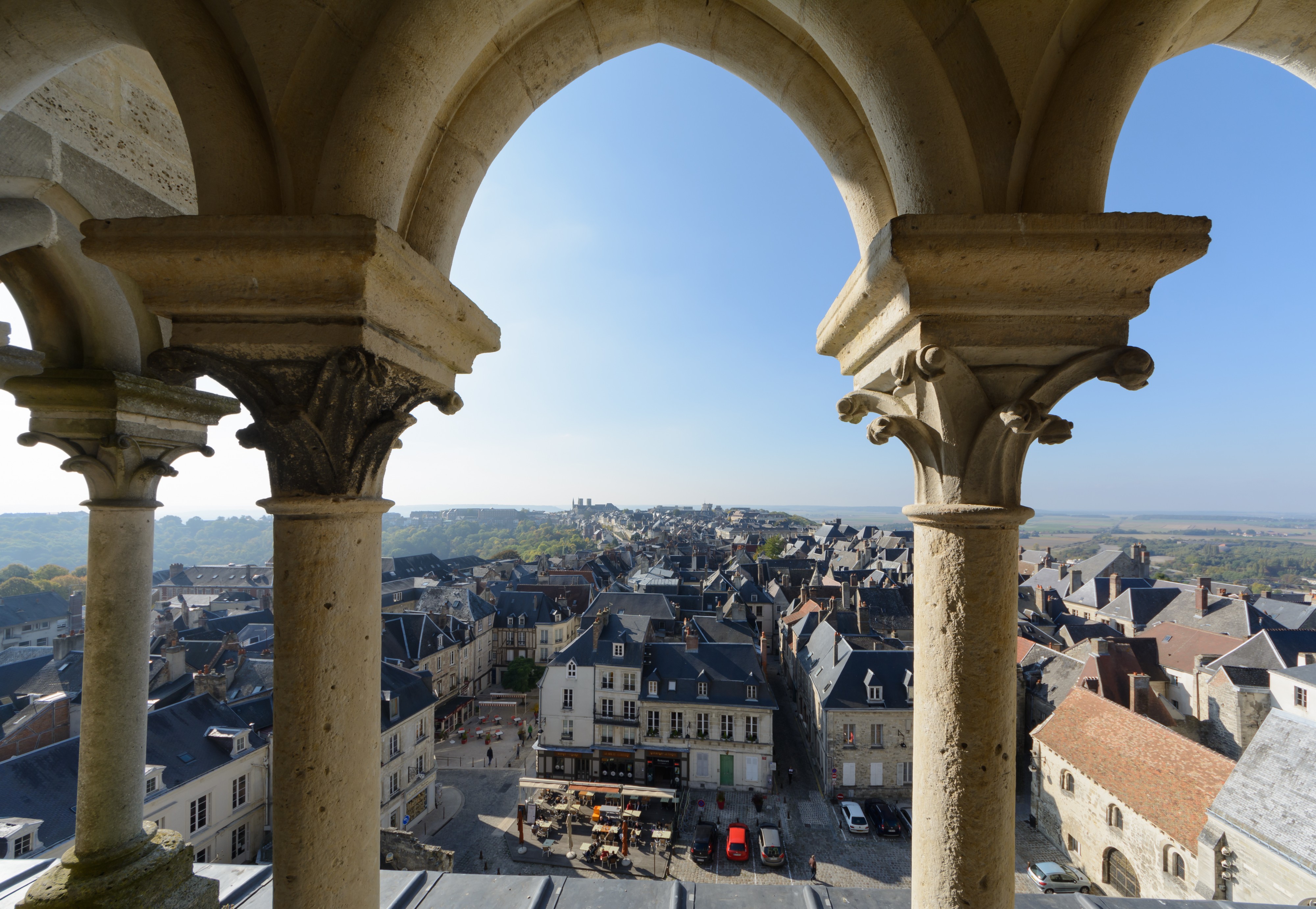 Laon Cathedral View from Gallery 01