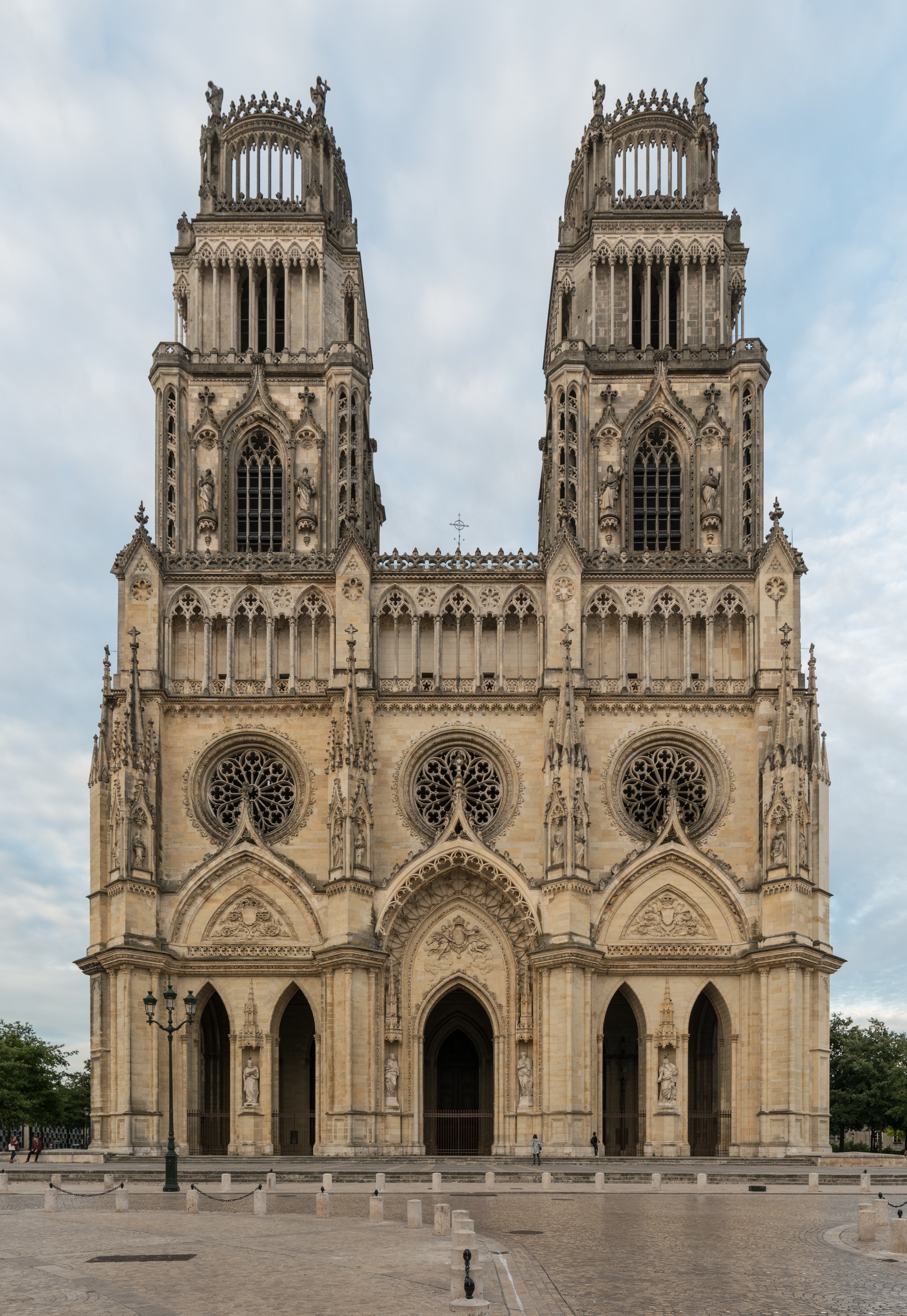 Orléans Cathedral, West view 20170609 1