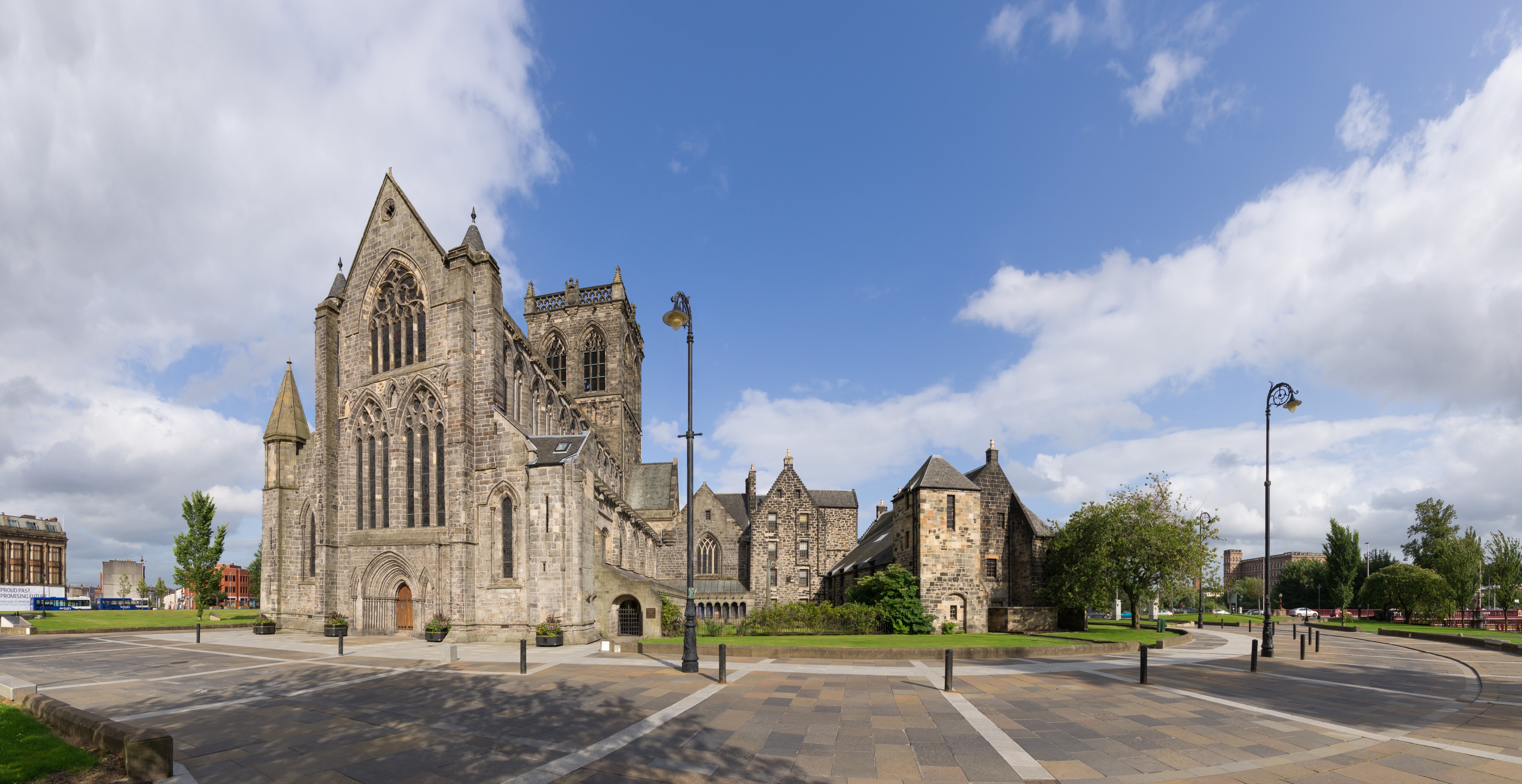 Paisley Abbey from the west