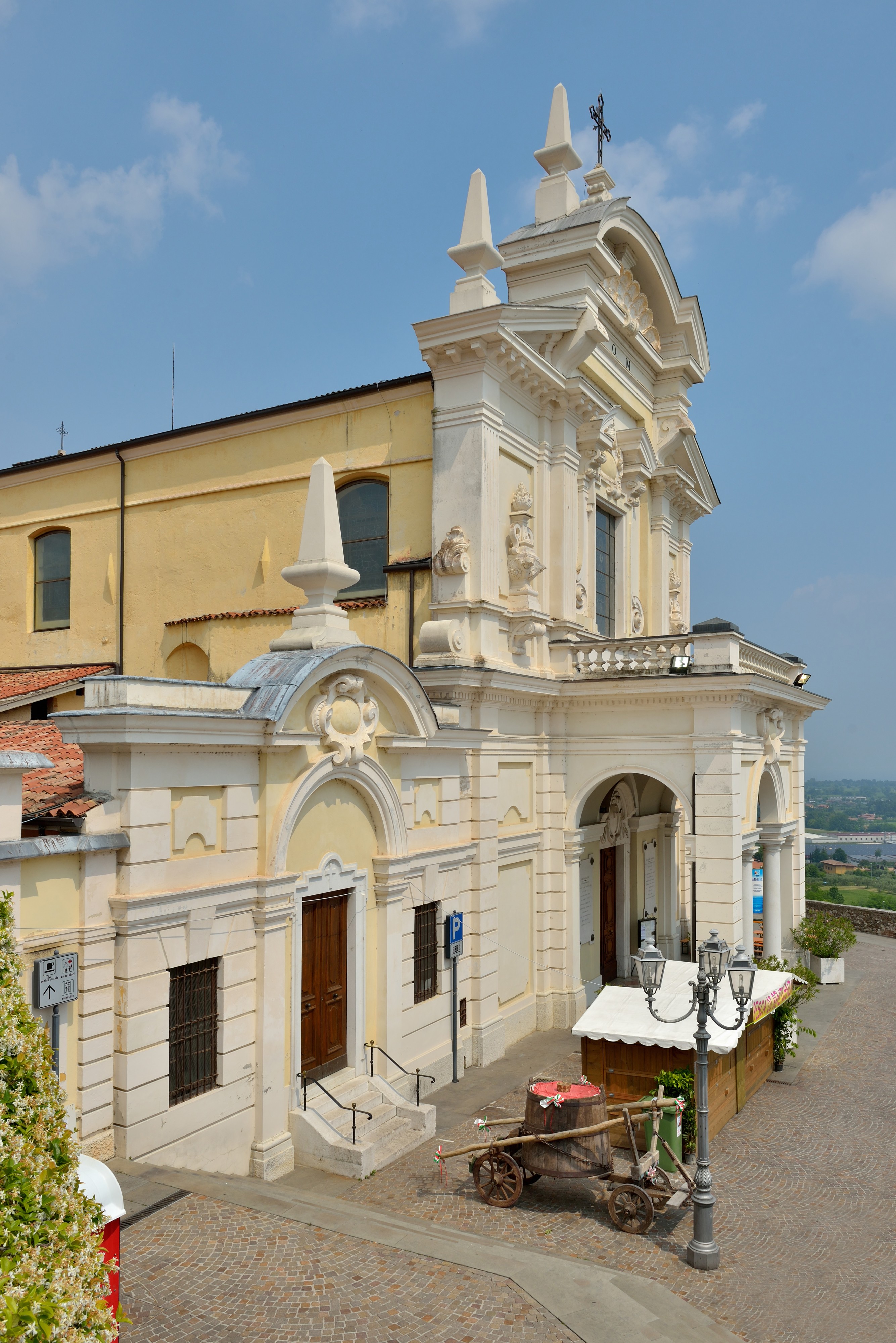 Parish church in Polpenazze lake Garda
