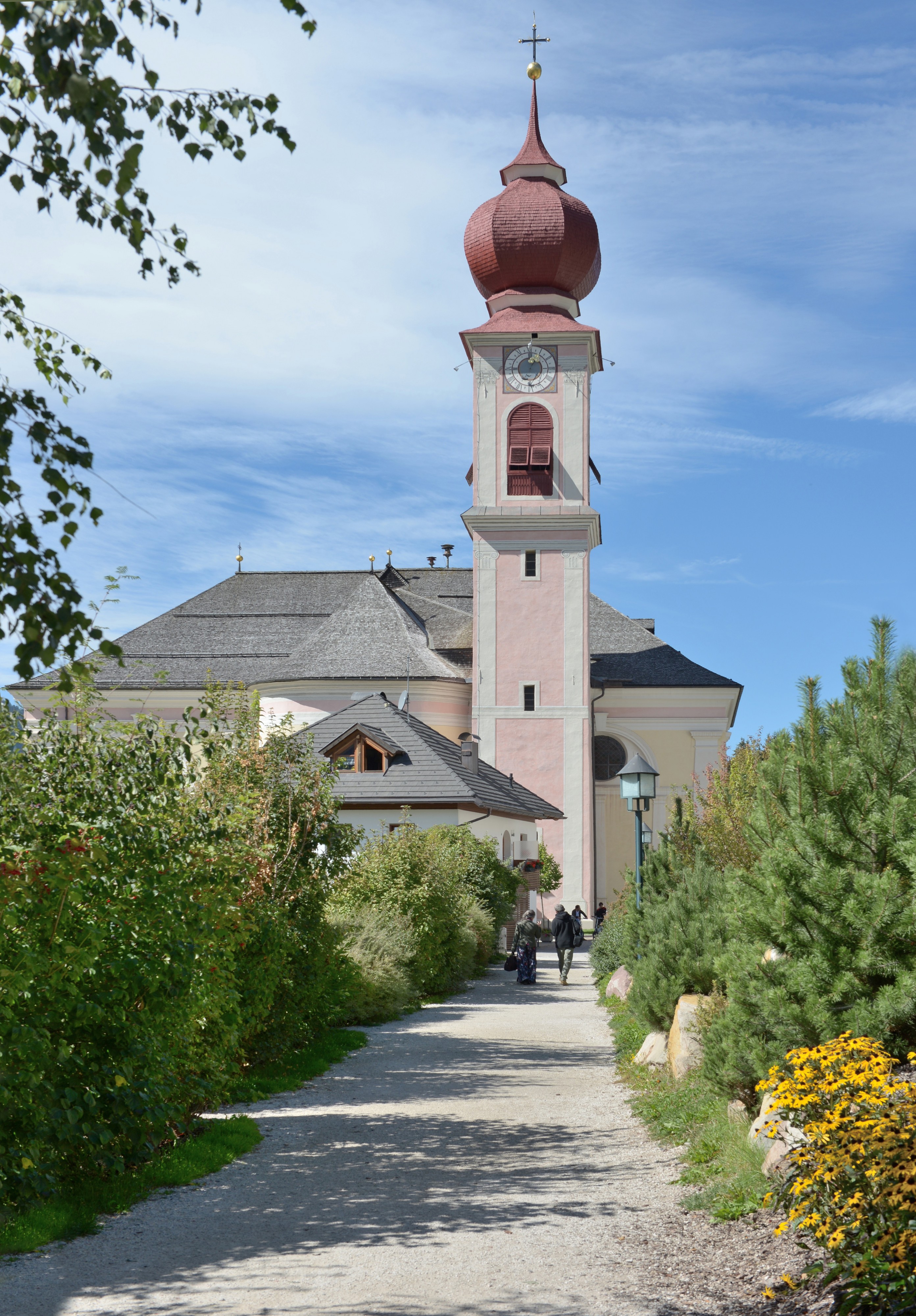 Pfarrkirche St Ulrich in Gröden Ostansicht