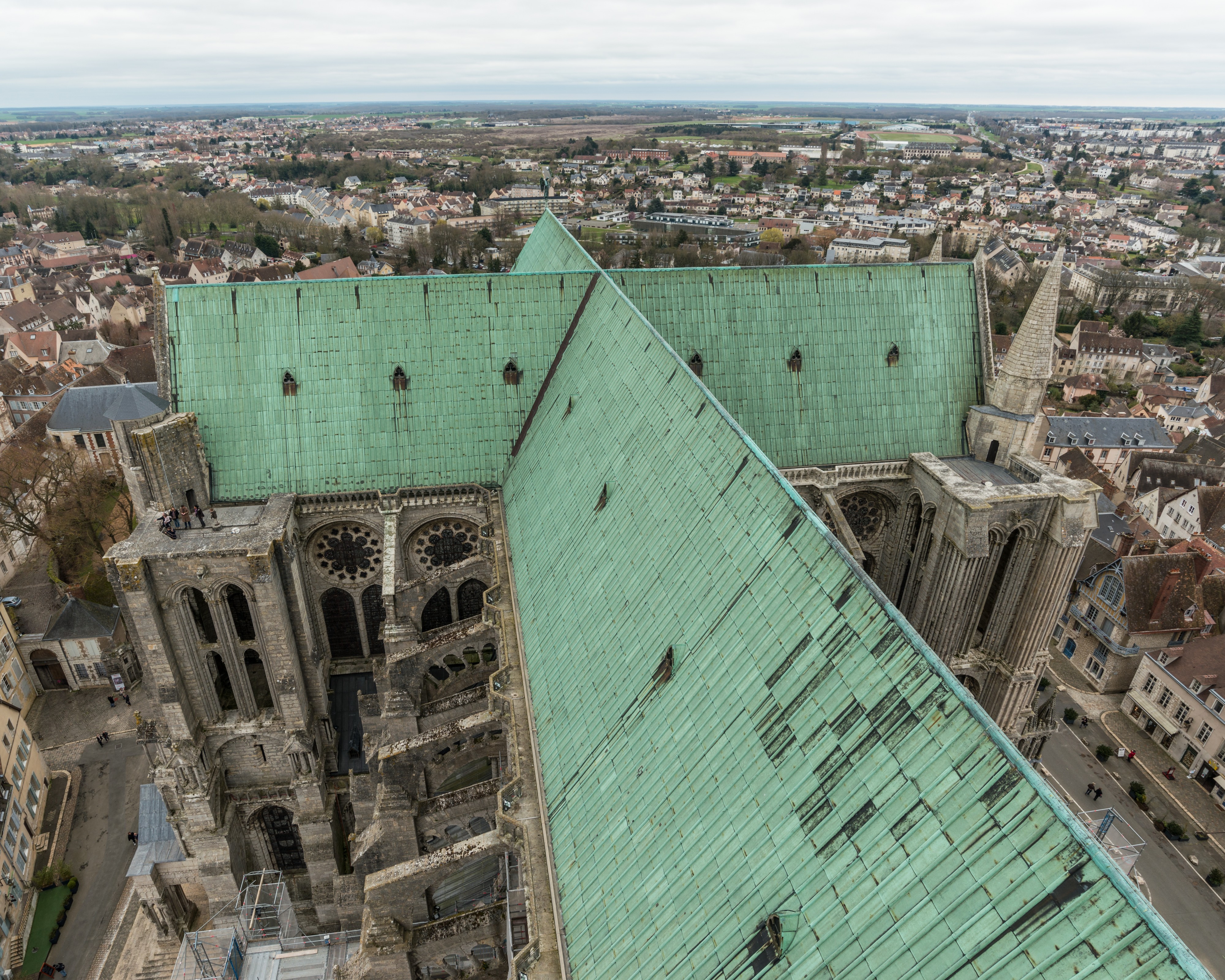 Roof of Chartres Cathedral 20160326 2