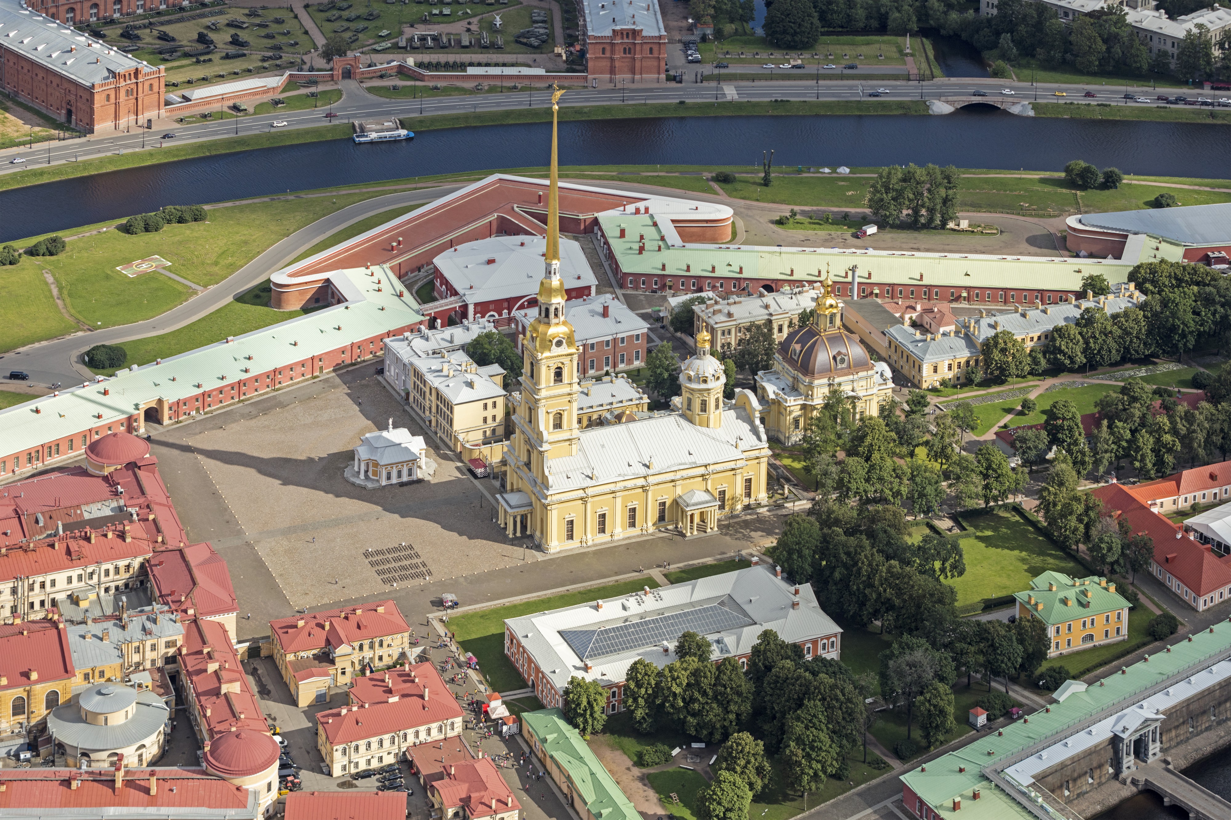 RUS-2016-Aerial-SPB-Peter and Paul Cathedral