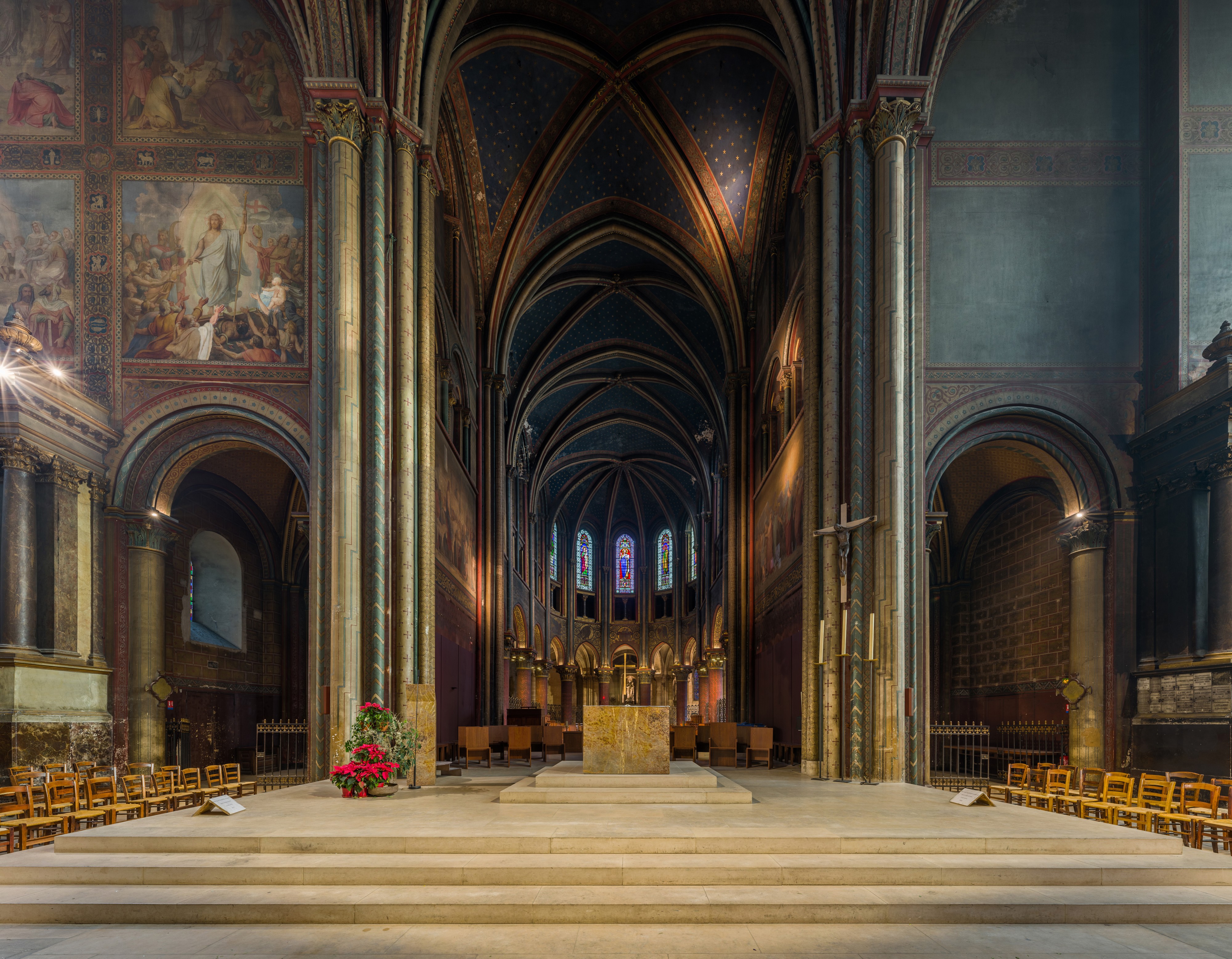 Sanctuary of Abbaye de Saint-Germain-des-Prés, Paris, France - Diliff