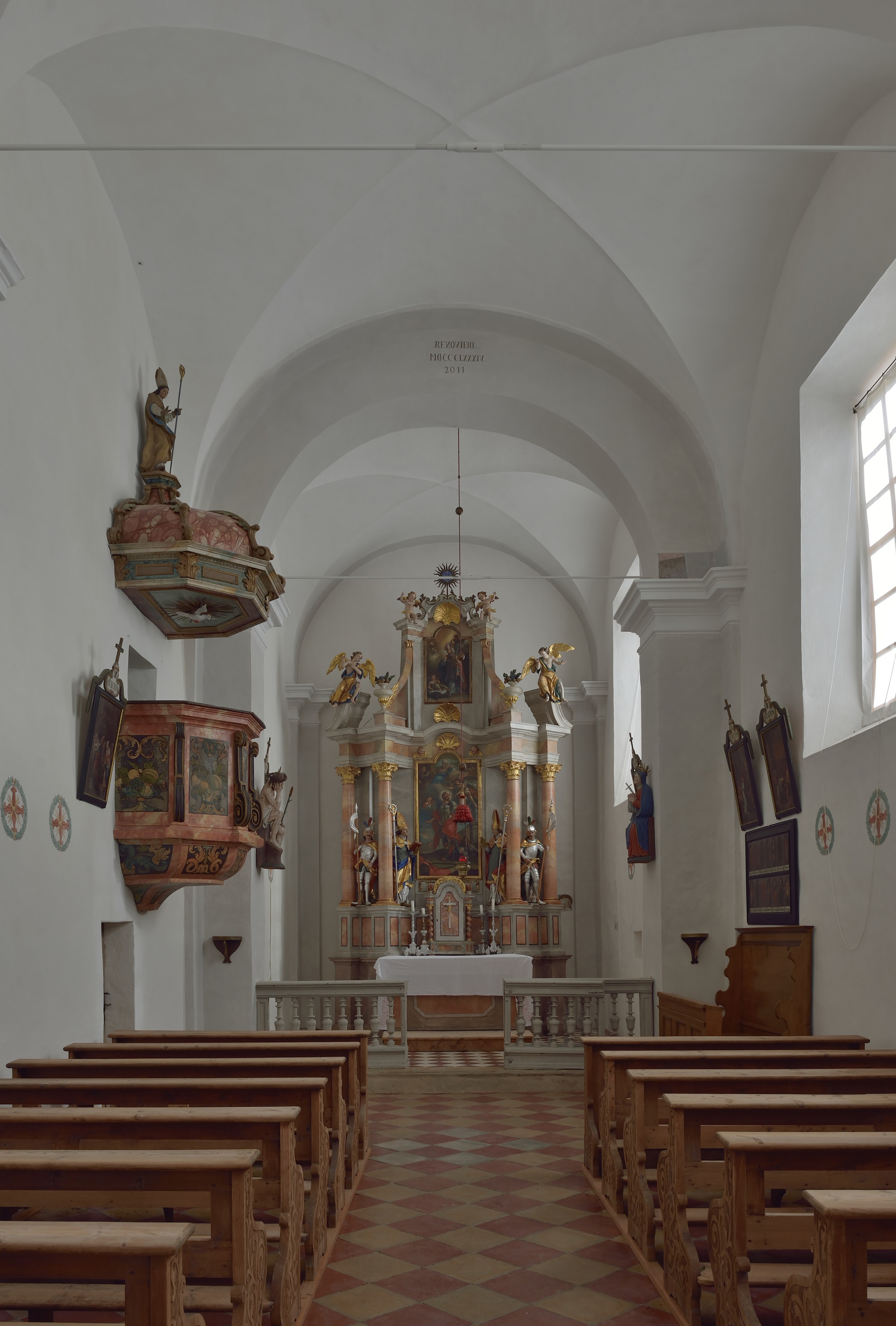 Sankt. Moritz Kirche Sauders Villanders 10