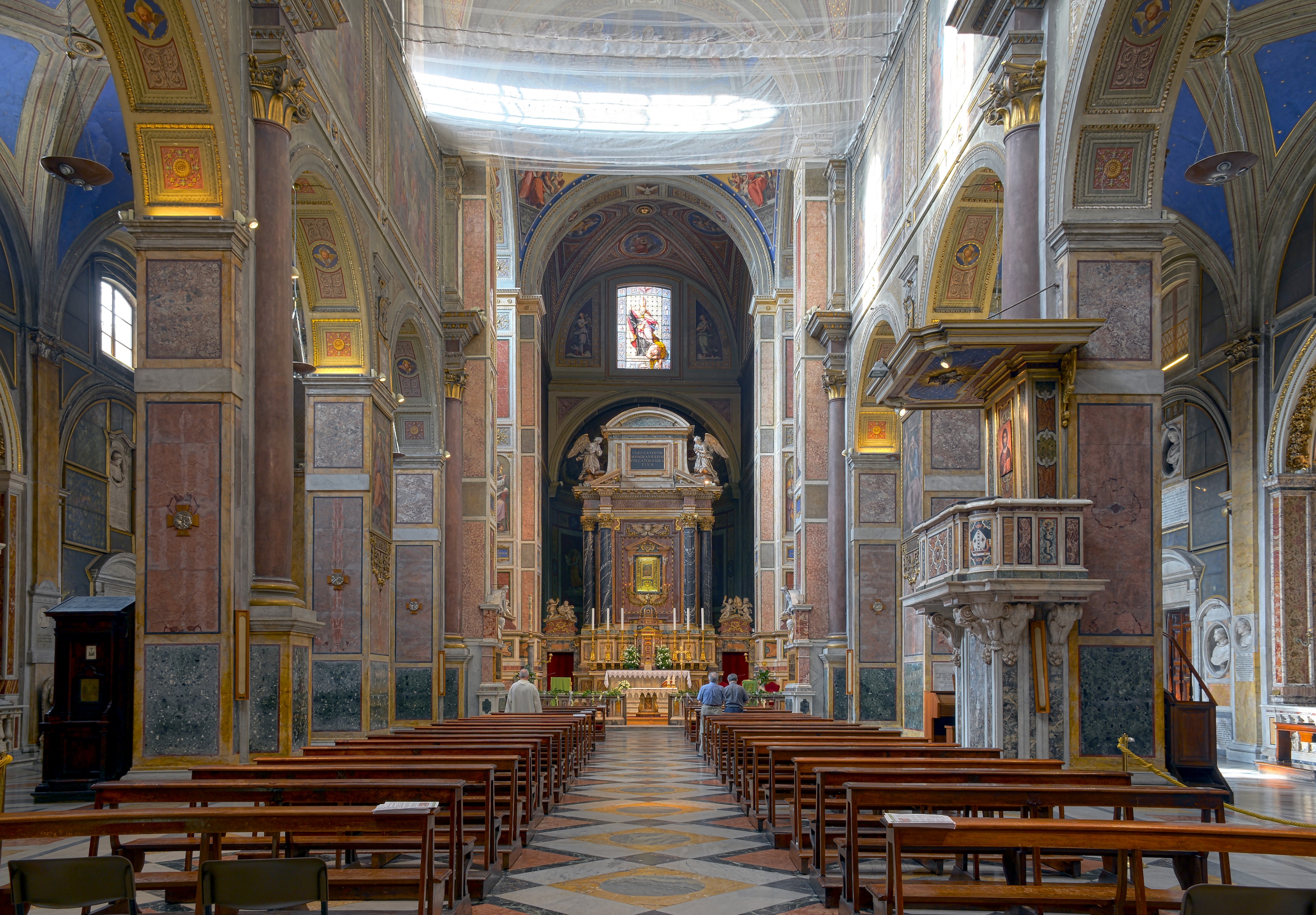 Sant'Agostino (Rome) - Interior HDR